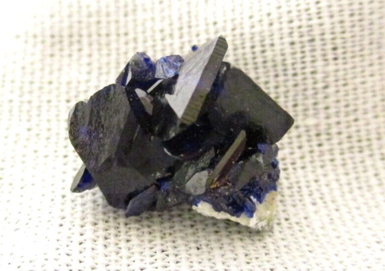 Azurite Cluster  Specimen With A Perky Box From Milpillas Mine, Sonora, Mexico