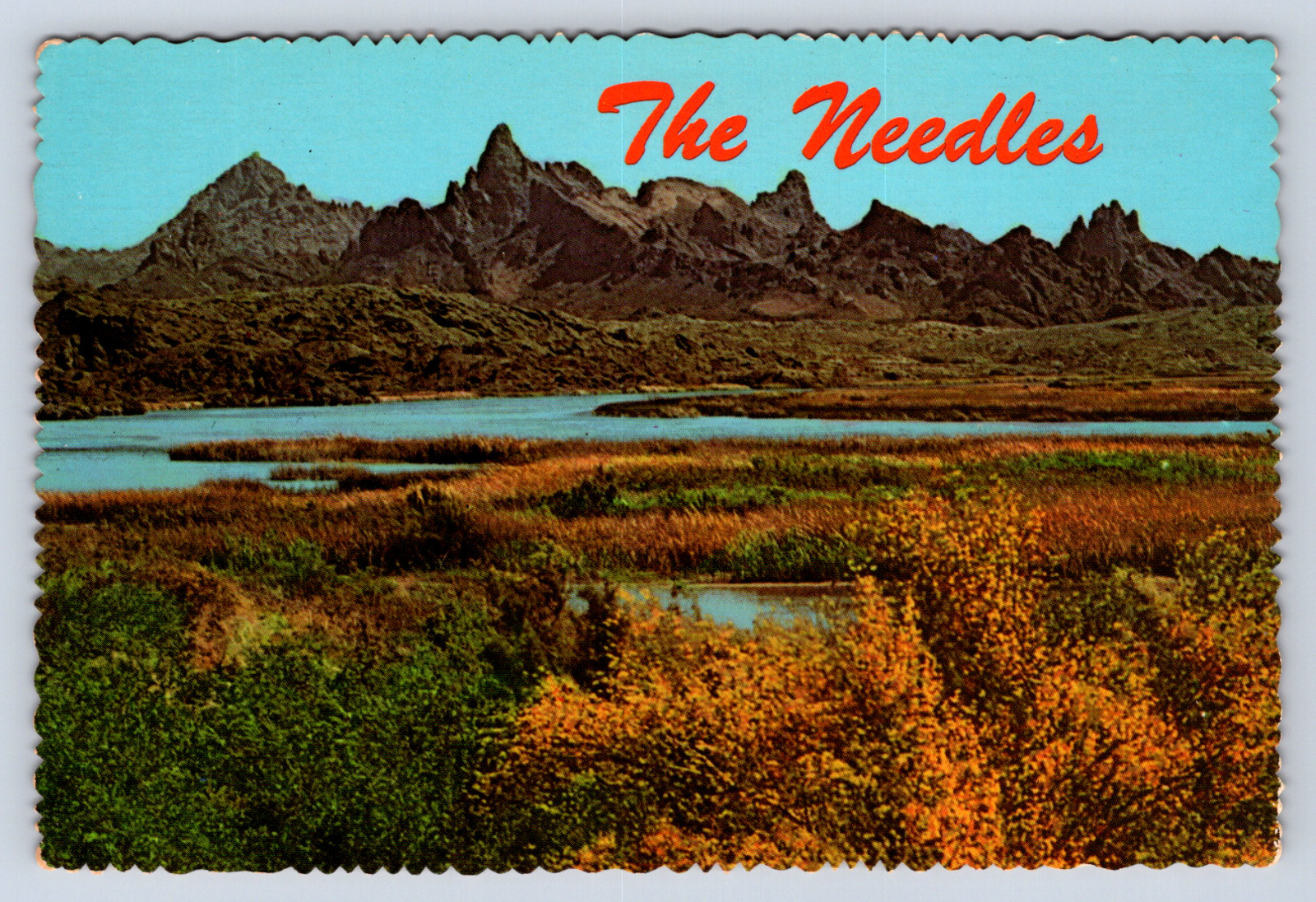 Vintage Postcard Needles Topock Arizona California