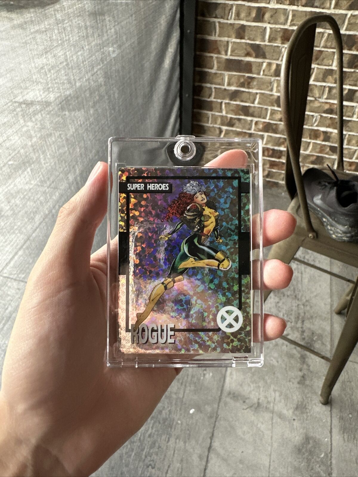 Kith x Marvel x Fleer X-Men Rogue Trading card. Limited 1/1299 (Silver)