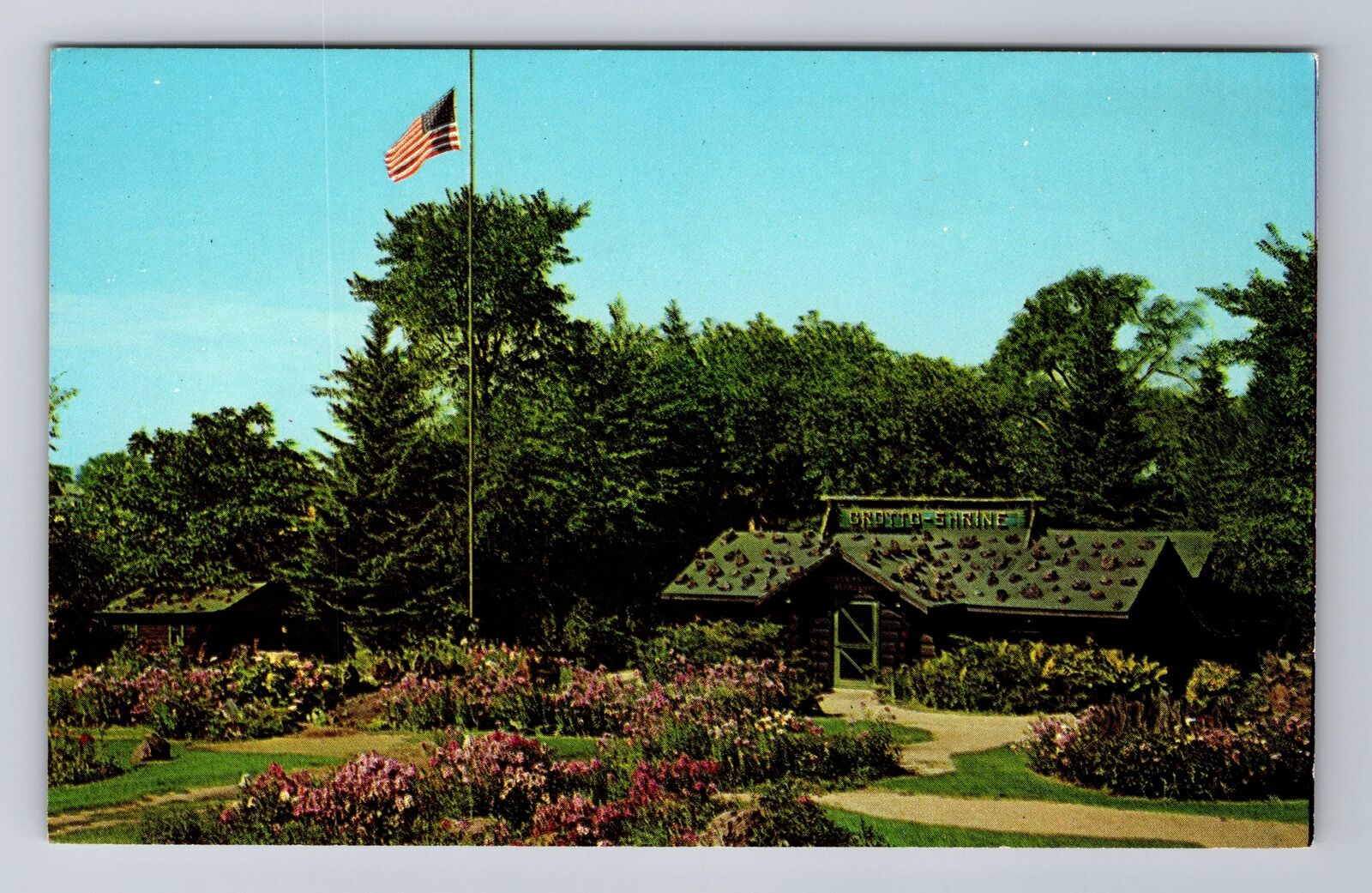 Rudolph WI-Wisconsin, Grotto Shrine, Wonder Cave, Antique Vintage Postcard