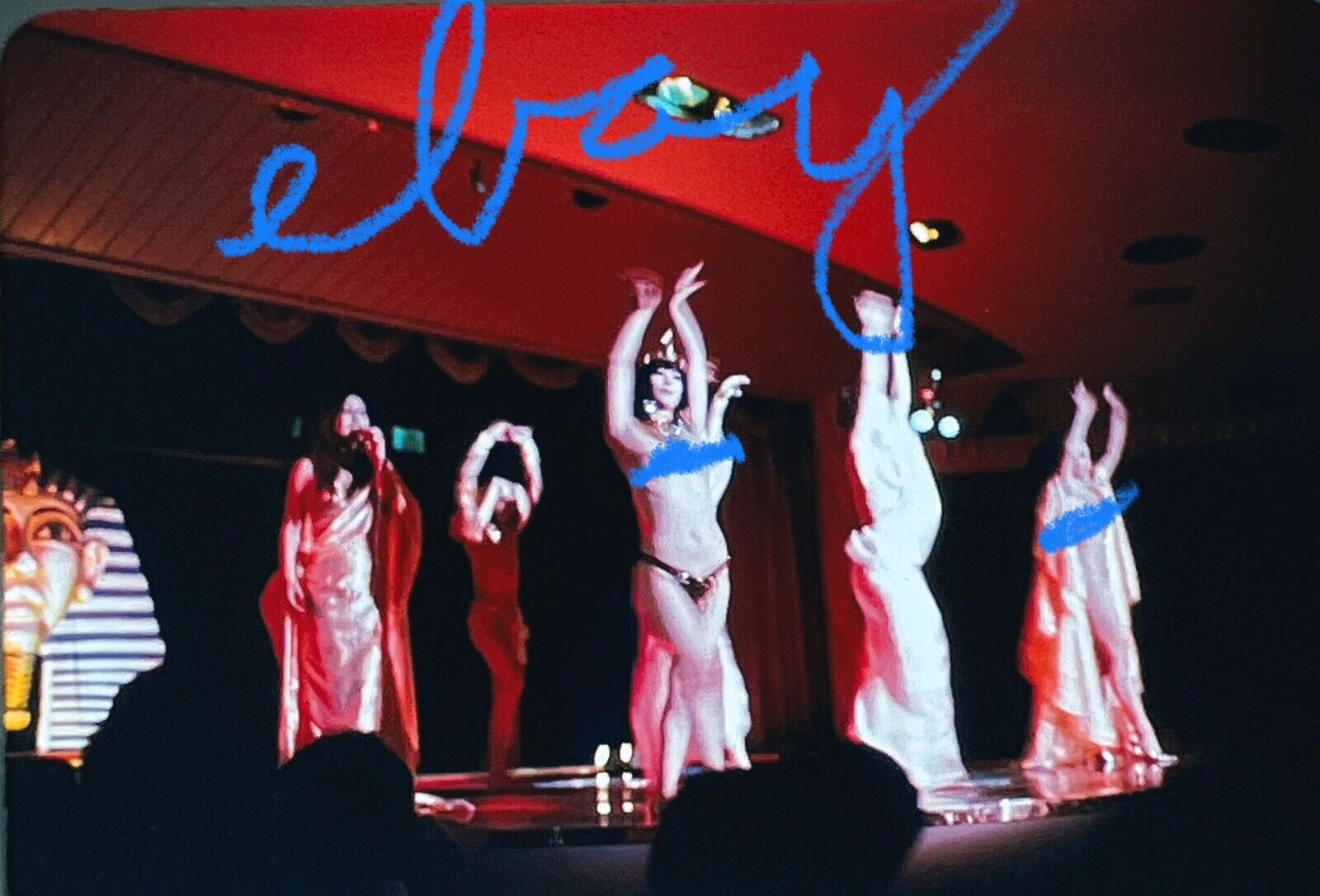 VTG 1950s/60s 35mm Color Slide Risqué Showgirls Nichigeki Music Hall Tokyo Japan