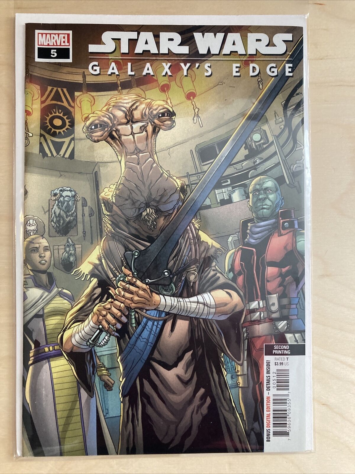 Star Wars Galaxy\'s Edge #5 Second Printing Will Sliney Variant (Oct 2019 Marvel)