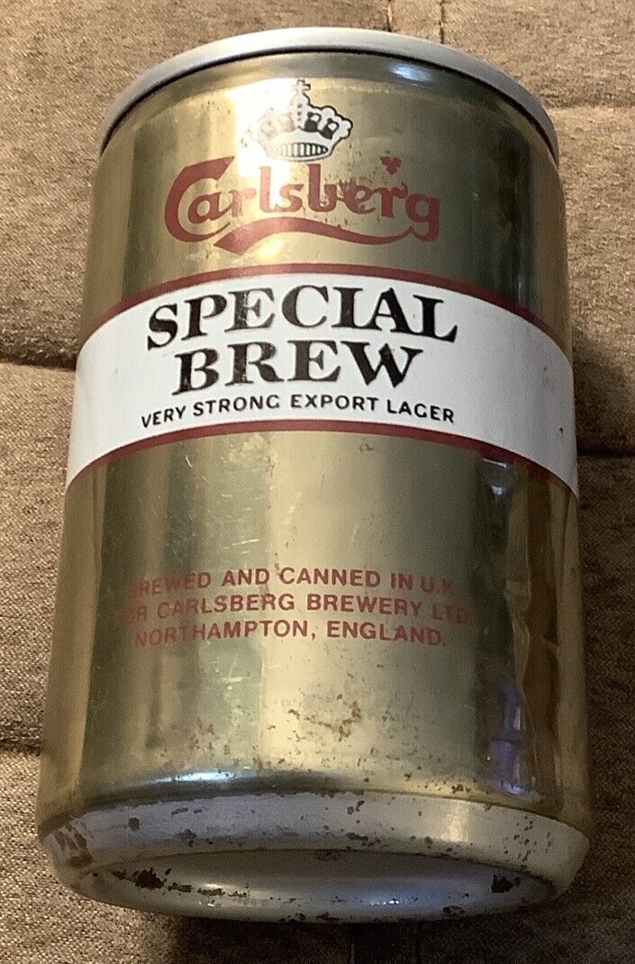 CARLSBERG SPECIAL BREW VERY STRONG EXPORT LAGER 9.68 Ounce Northampton England