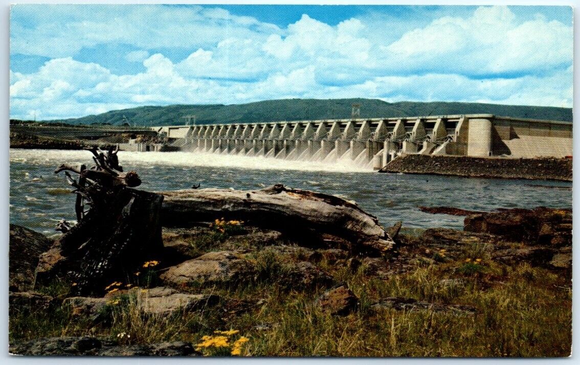 Postcard - The Dalles Dam