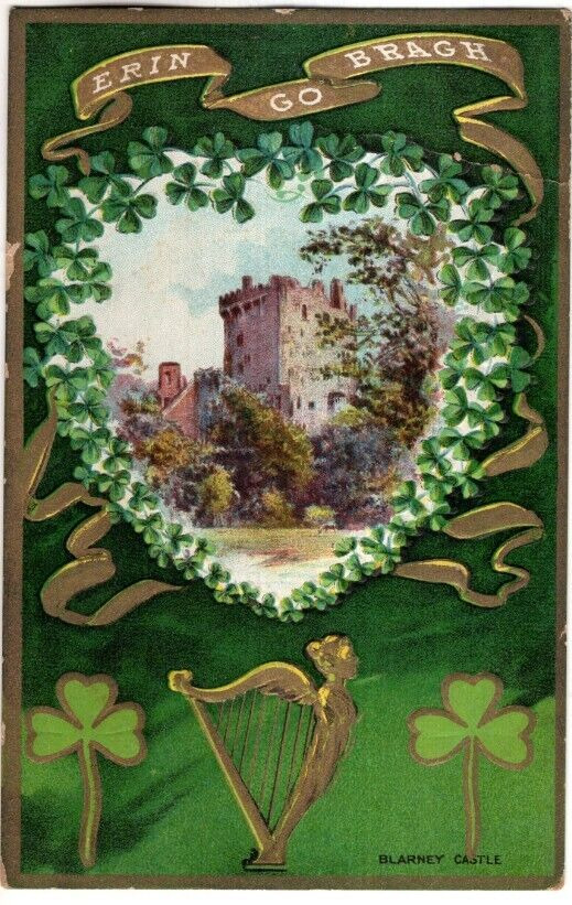 ANTIQUE EMBOSSED ST. PATRICK\'S DAY Postcard    \