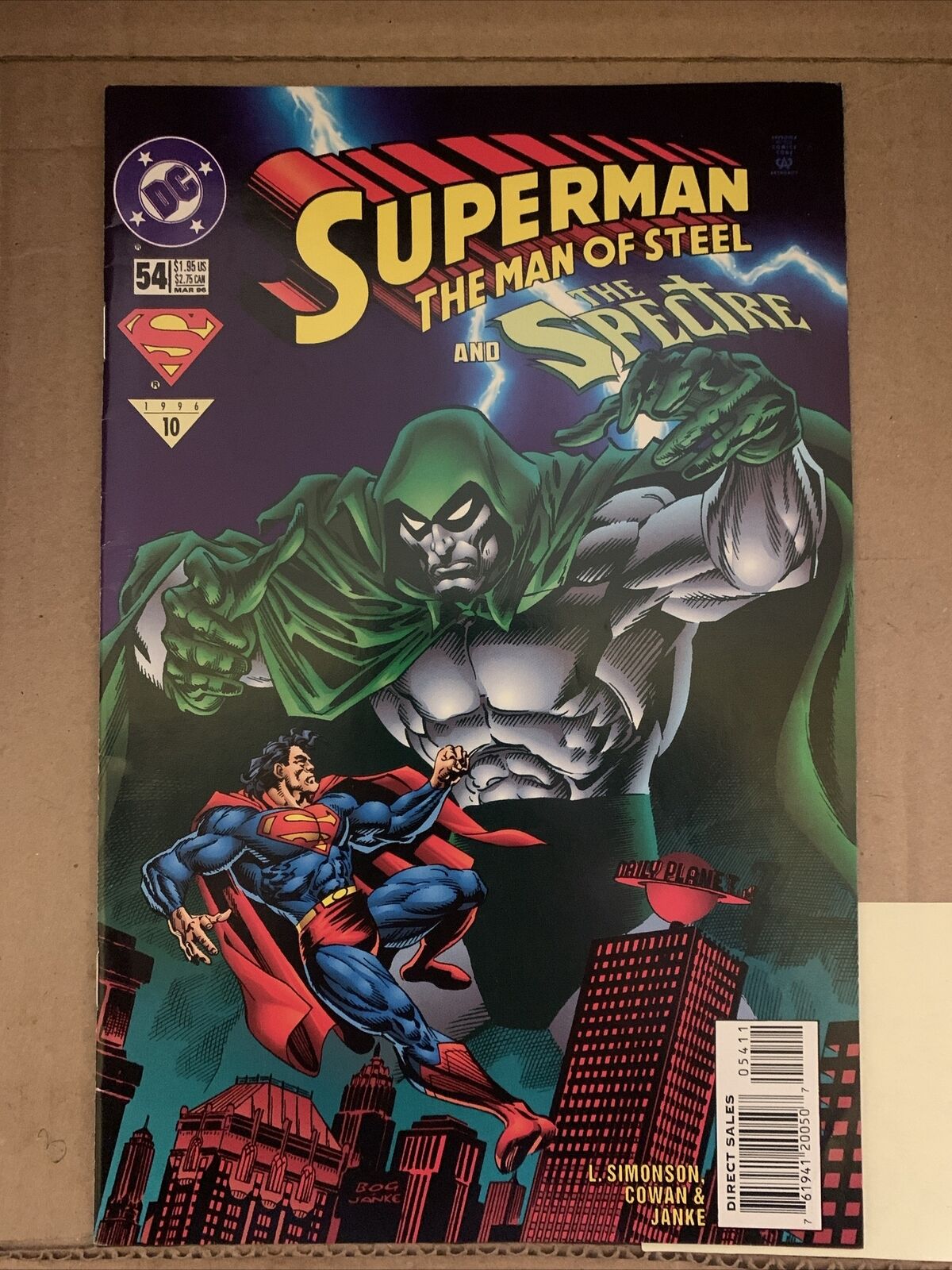 SUPERMAN: THE MAN OF STEEL #54 DC COMIC BOOK
