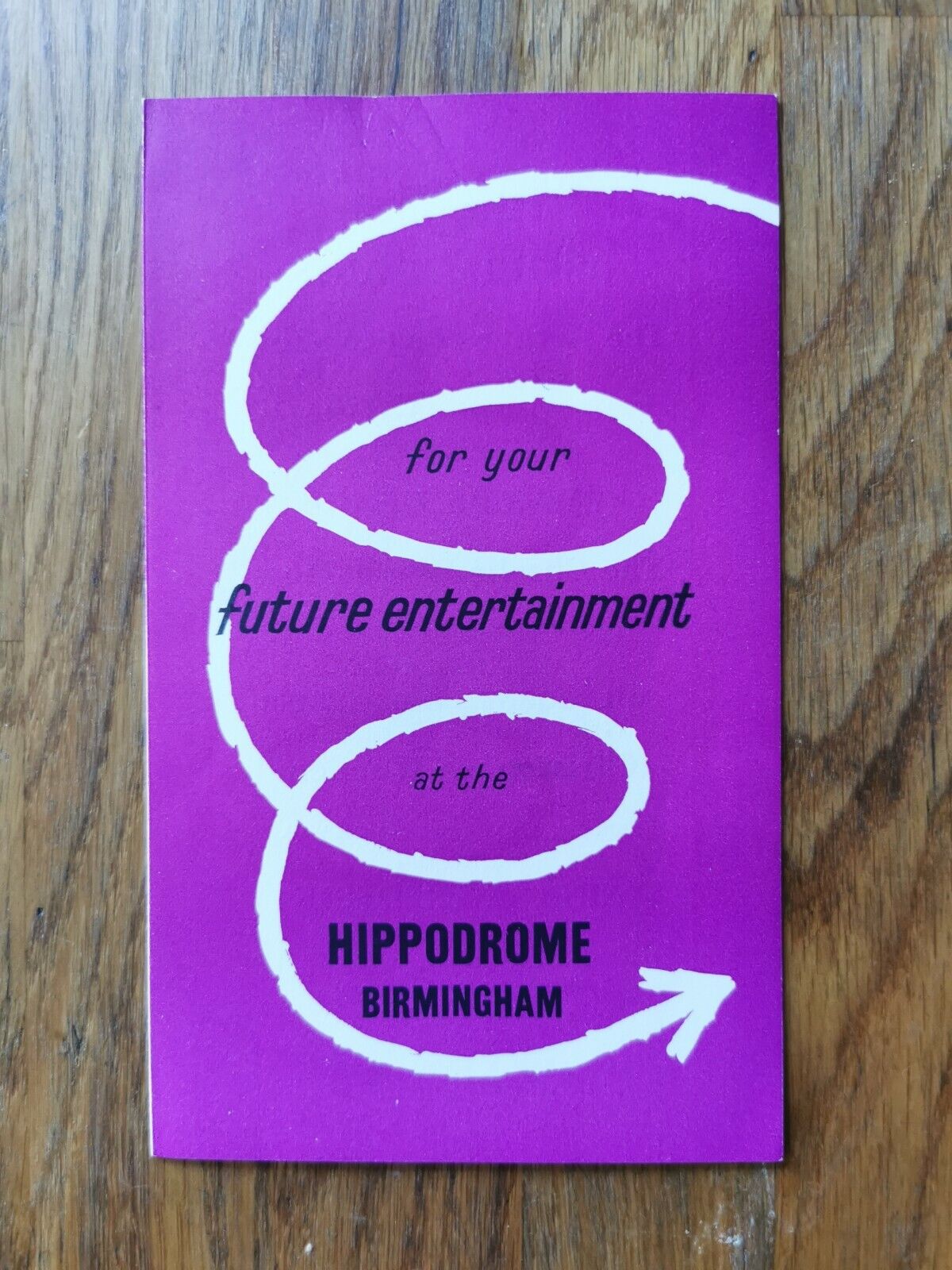 1961 Future Entertainment Birmingham Hippodrome leaflet Lonnie Donegan 