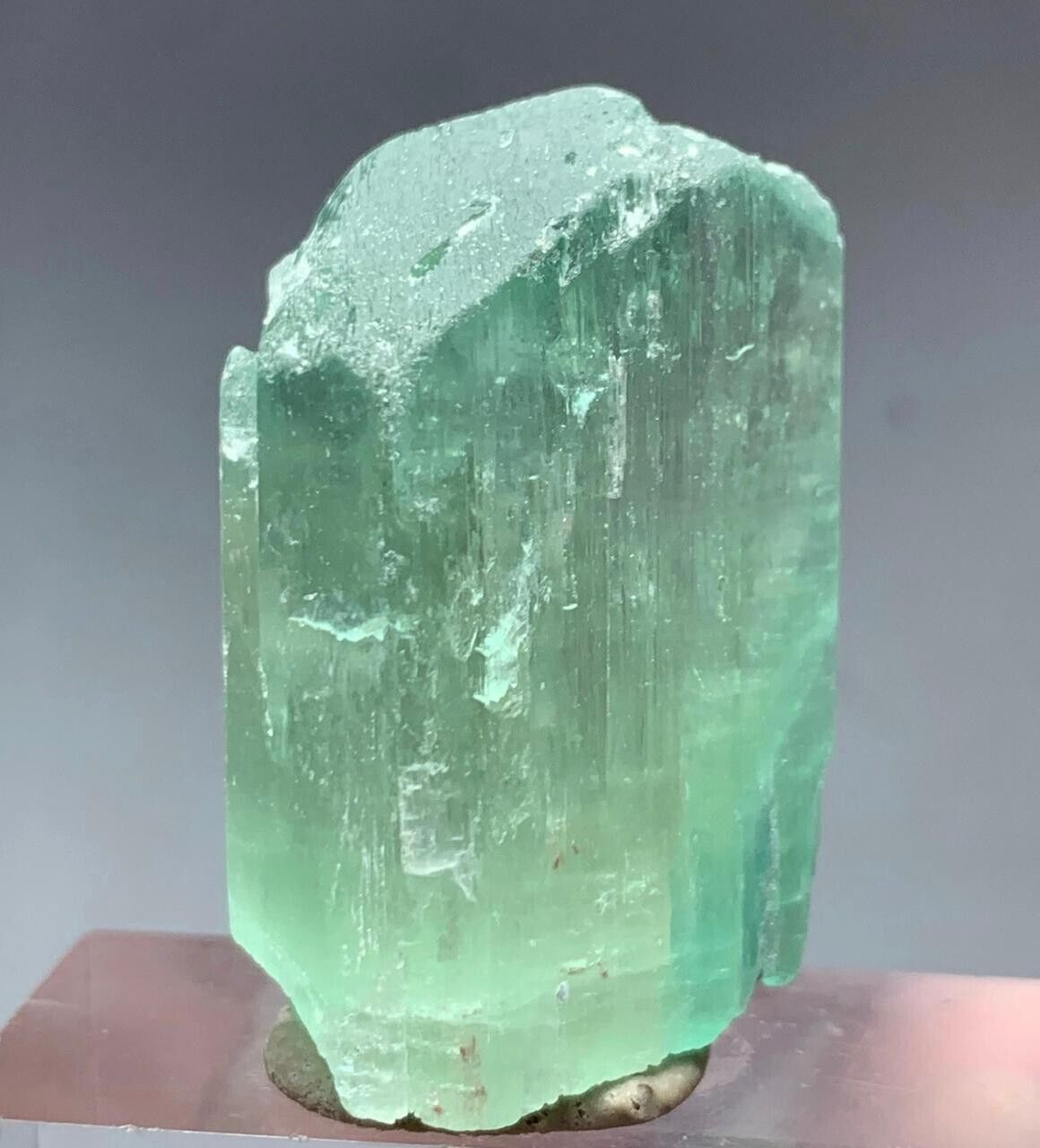 139 Carat Top Quality Green Kunzite Crystal Specimen From Afghanistan