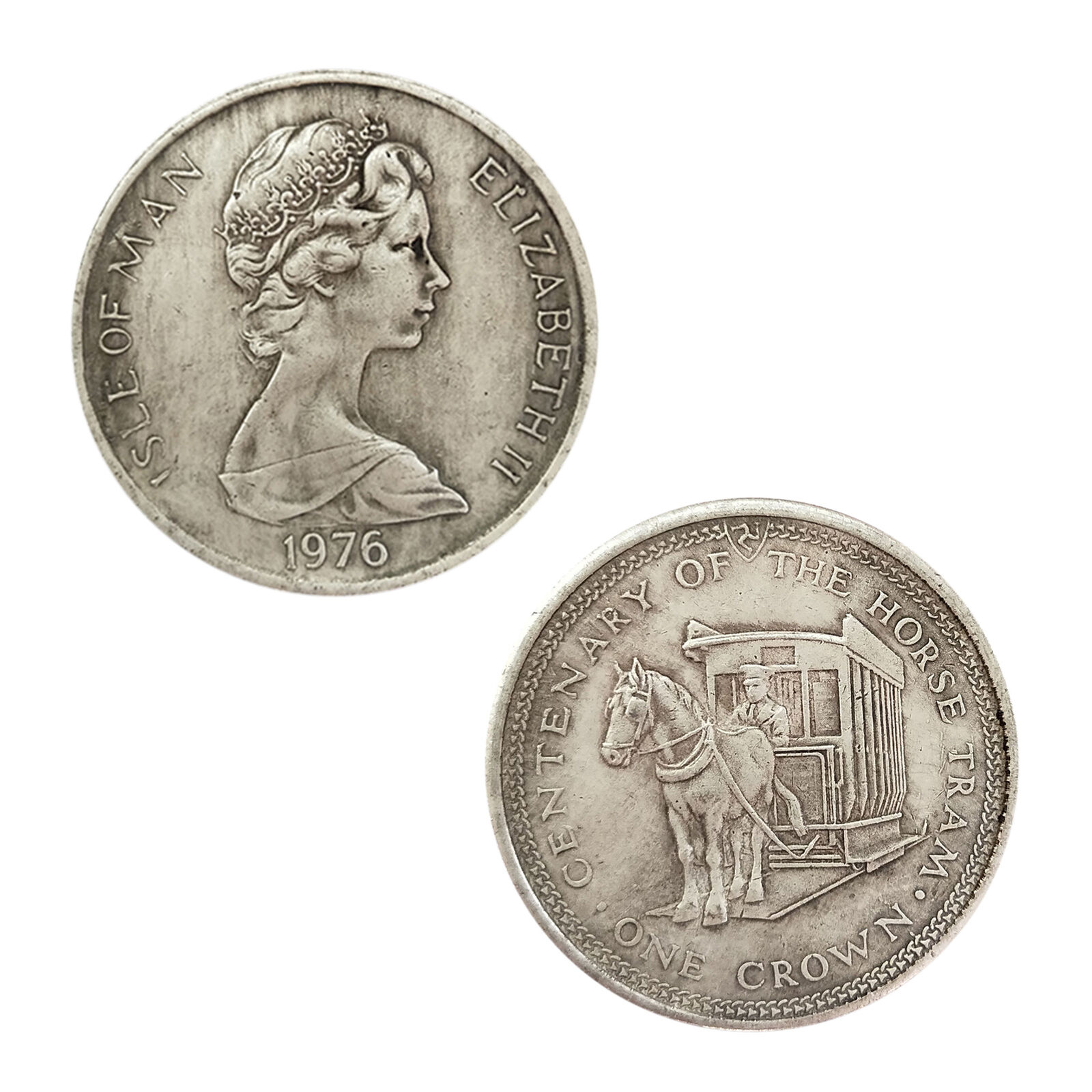 2PCS for British Royal Queen Elizabeth Souvenir Commemorative Coin Collection
