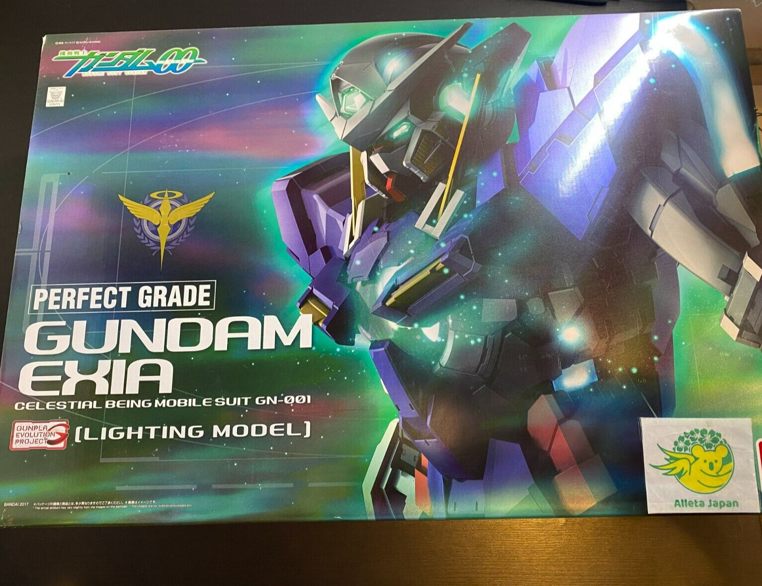 Gundam Exia Lighting Mode Model Kit Bandai Hobby PG 1/60 GN-001 figure