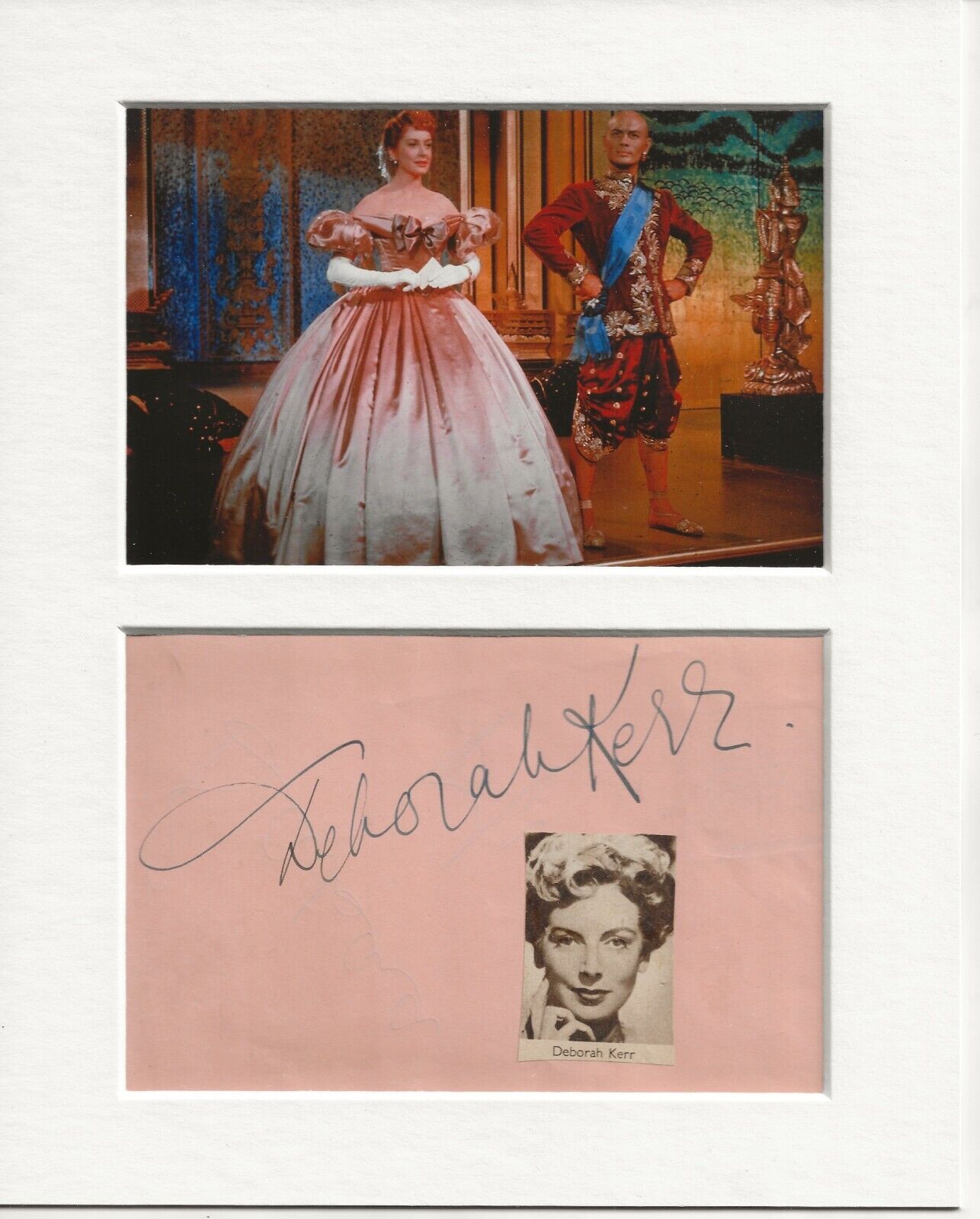 Deborah Kerr the king and i signed genuine authentic autograph AFTAL 73 COA