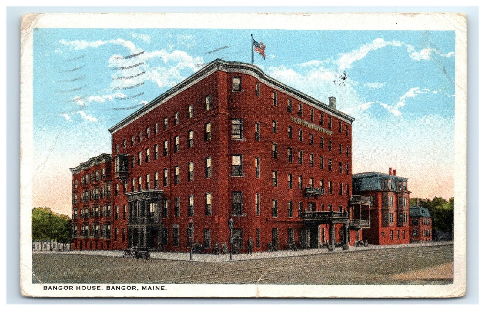 Postcard Bangor House, Bangor, Maine 1922 H1