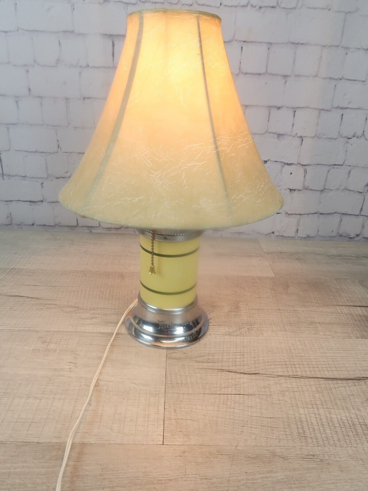 Antique Fitch\'s Shaving Cream Dispenser Lamp SUPER RARE