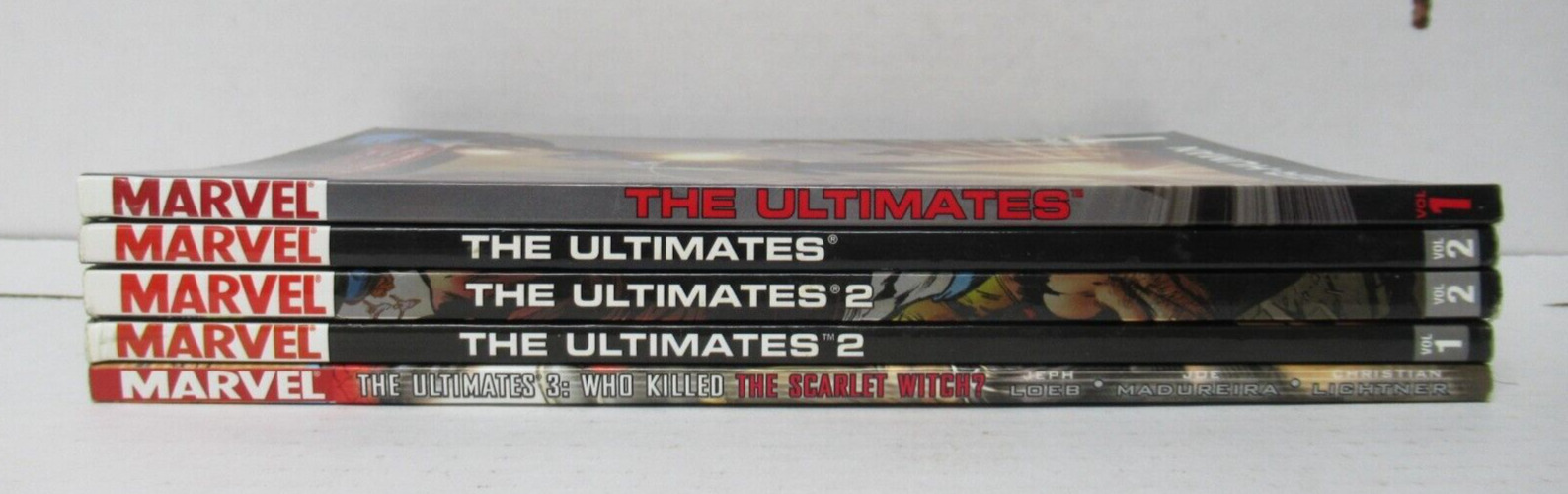 Lot of 5 The Ultimates 1 2 3 Who Killed the Scarlet Witch TPB Paperback