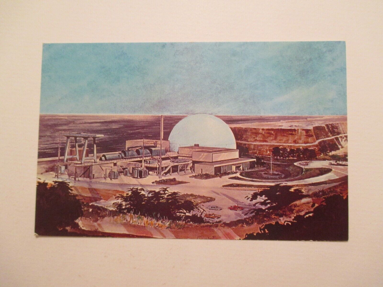 San Clemente California Postcard San Onofre Nuclear Electric Generating Station
