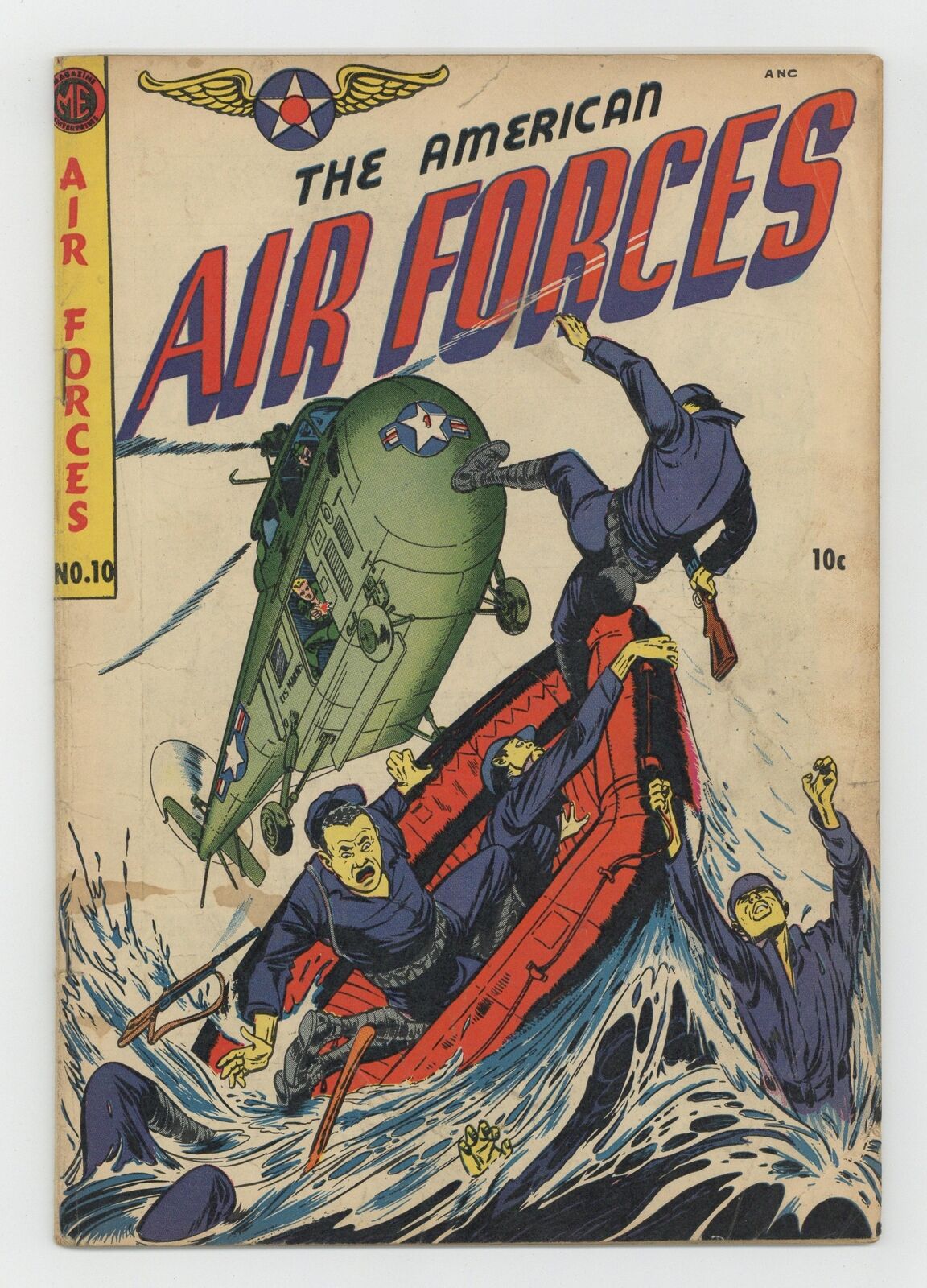 American Air Forces #10 VG- 3.5 1952