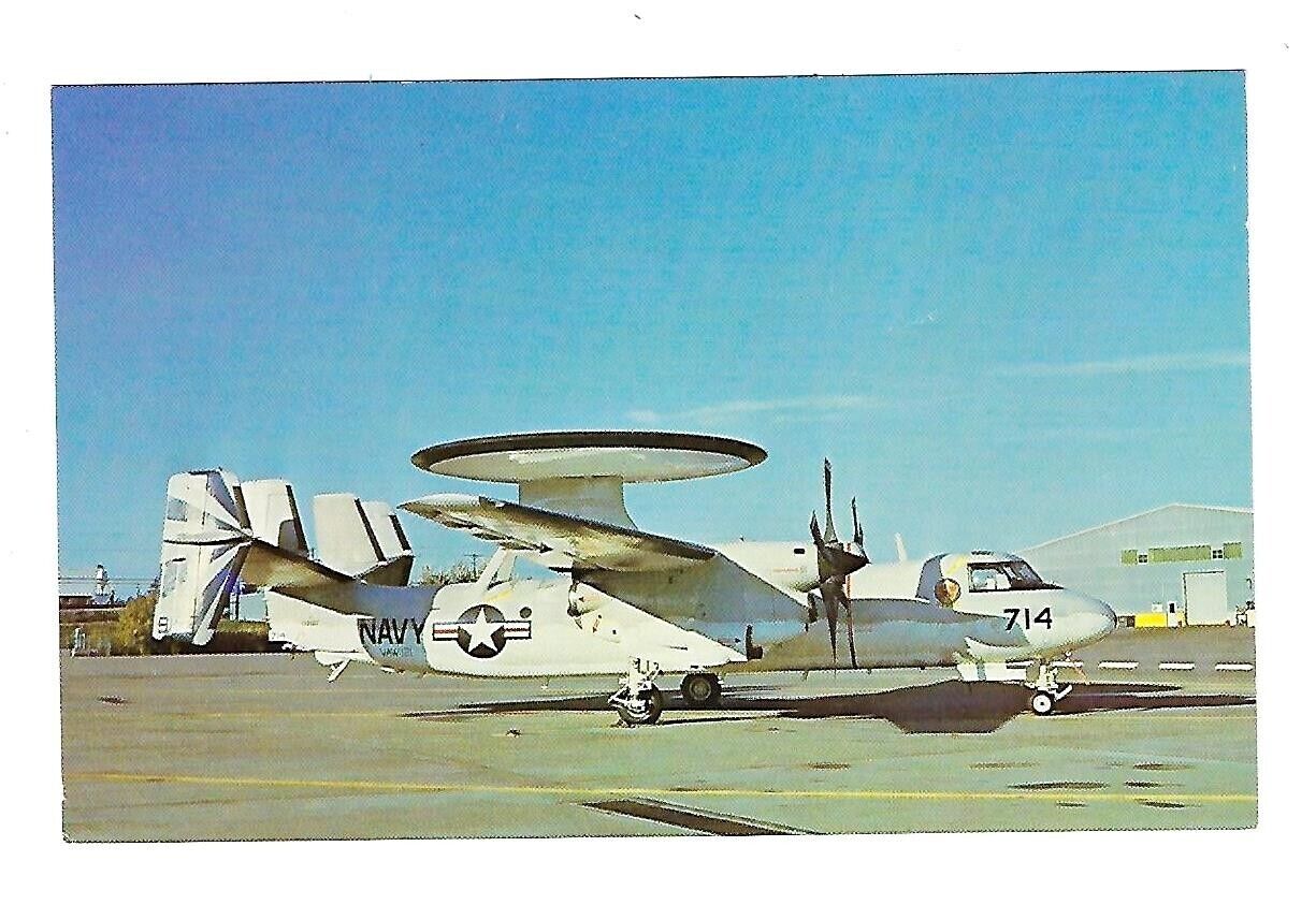 c1960\'s Aviation Postcard US Navy Grumman E-2C \