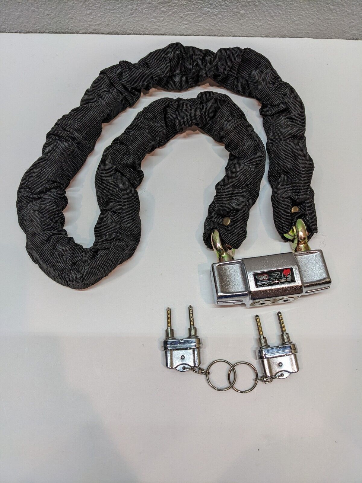 Heavy Duty Chain Lock Double Key Shank and Double Cylinder Manganese Steel Chain