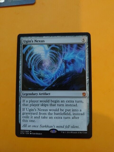 Ugin\'s Nexus   Legendary Artifact  MTG Card.  Khans of Tarkir.  As pictures