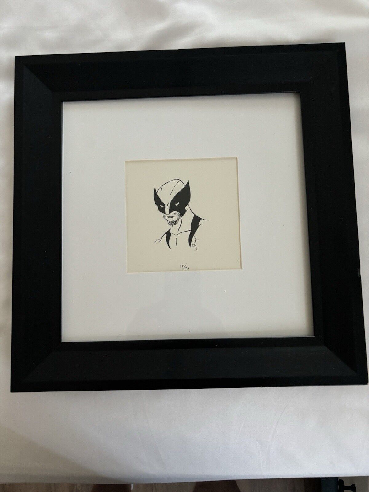 Wolverine Limited Edition Sketch. Autographed.  # Out Of 25