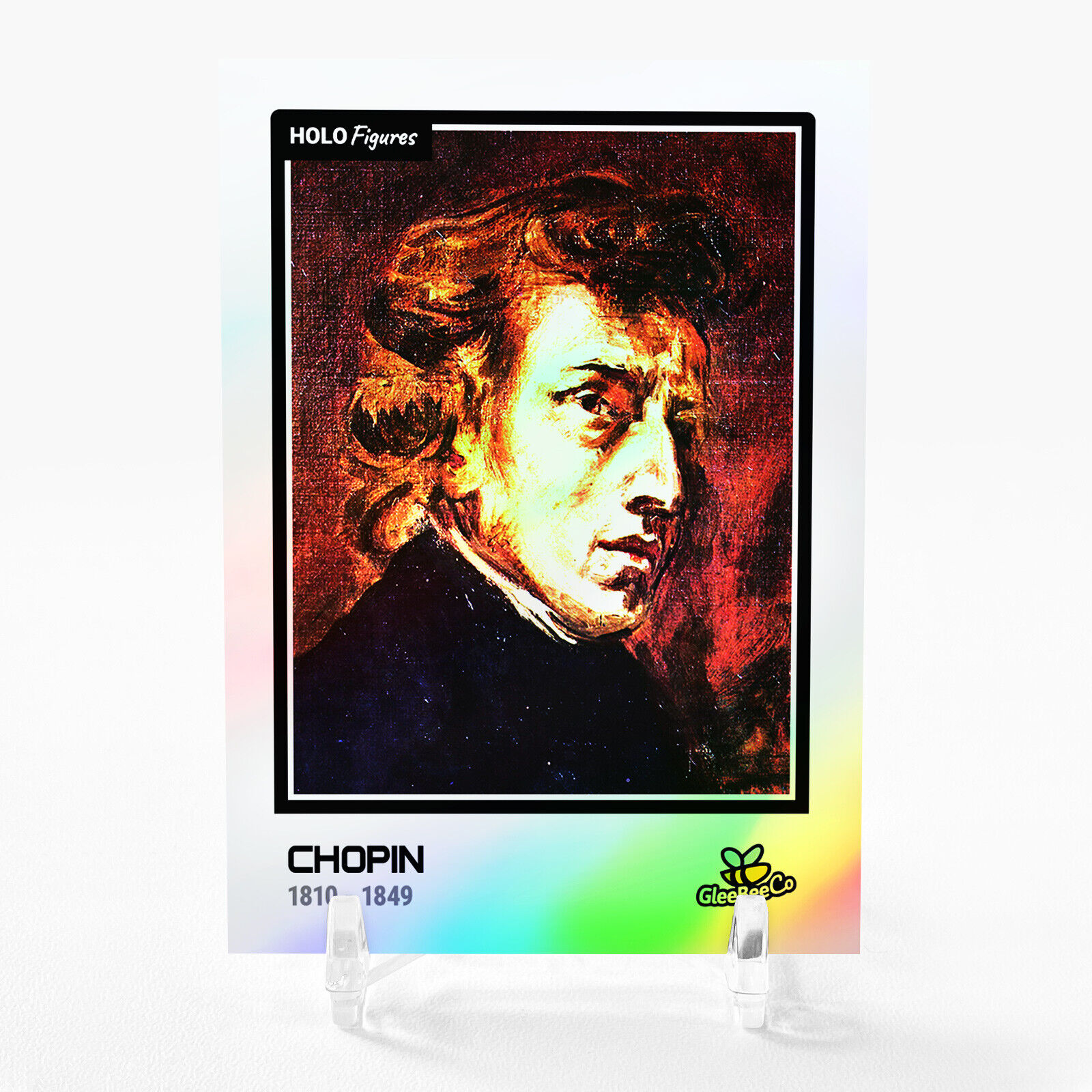 CHOPIN Frederic Chopin Art Card 2023 GleeBeeCo Holo Figures 1810 - 1849 #CA8A
