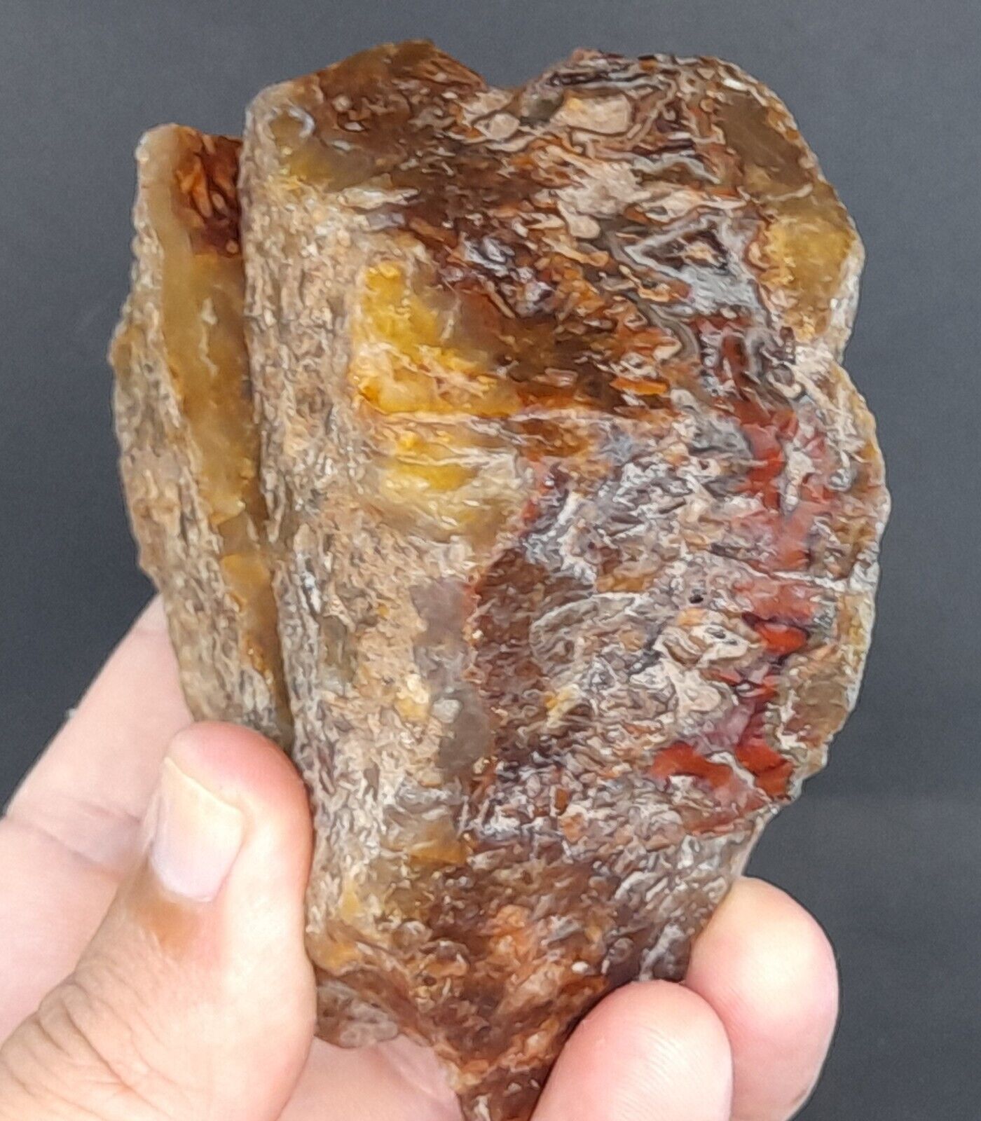 505g/1.11 lb turkish stick agate stone rough, collectible, specimen, gemstone