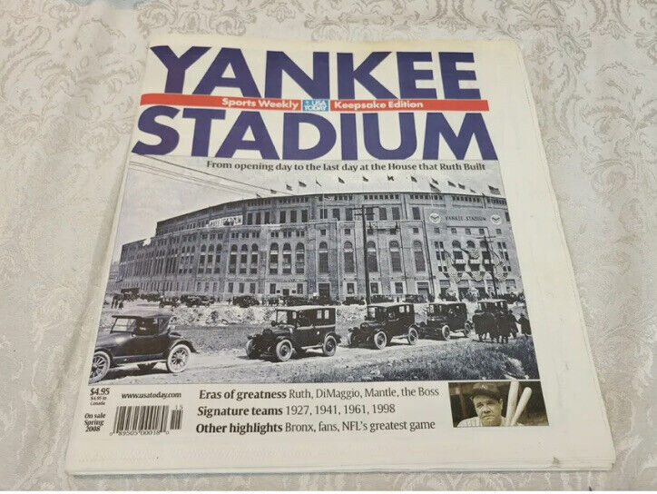 2008 Keepsake Edition USA Today The New Yankee Stadium Yankees NEWSPAPER RAF36