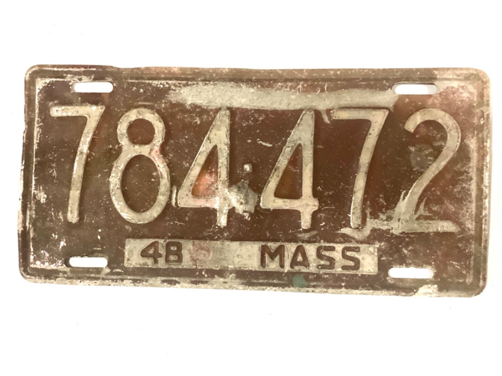 1948 Massachusetts license plate