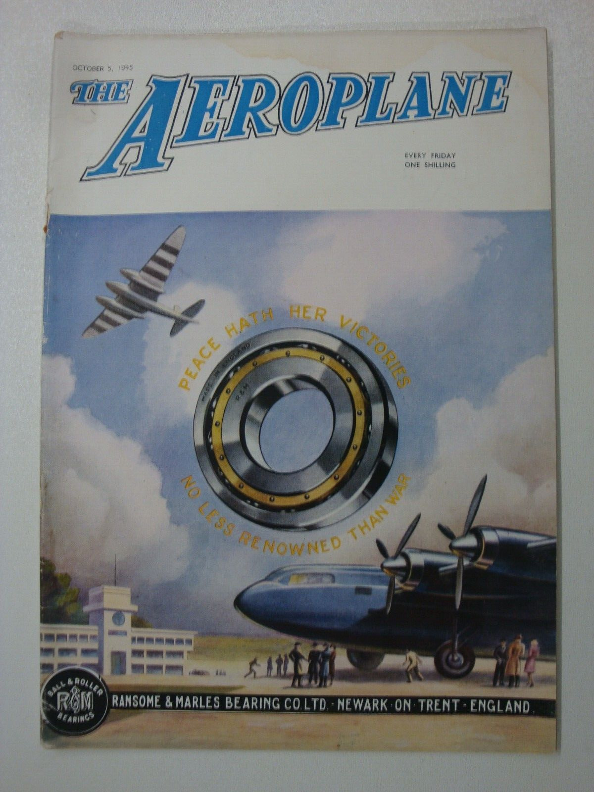 Aeroplane 5 Oct 1945 (Spitfire, Griffon, RAF Gliding Schools, Miles Monitor WW2)