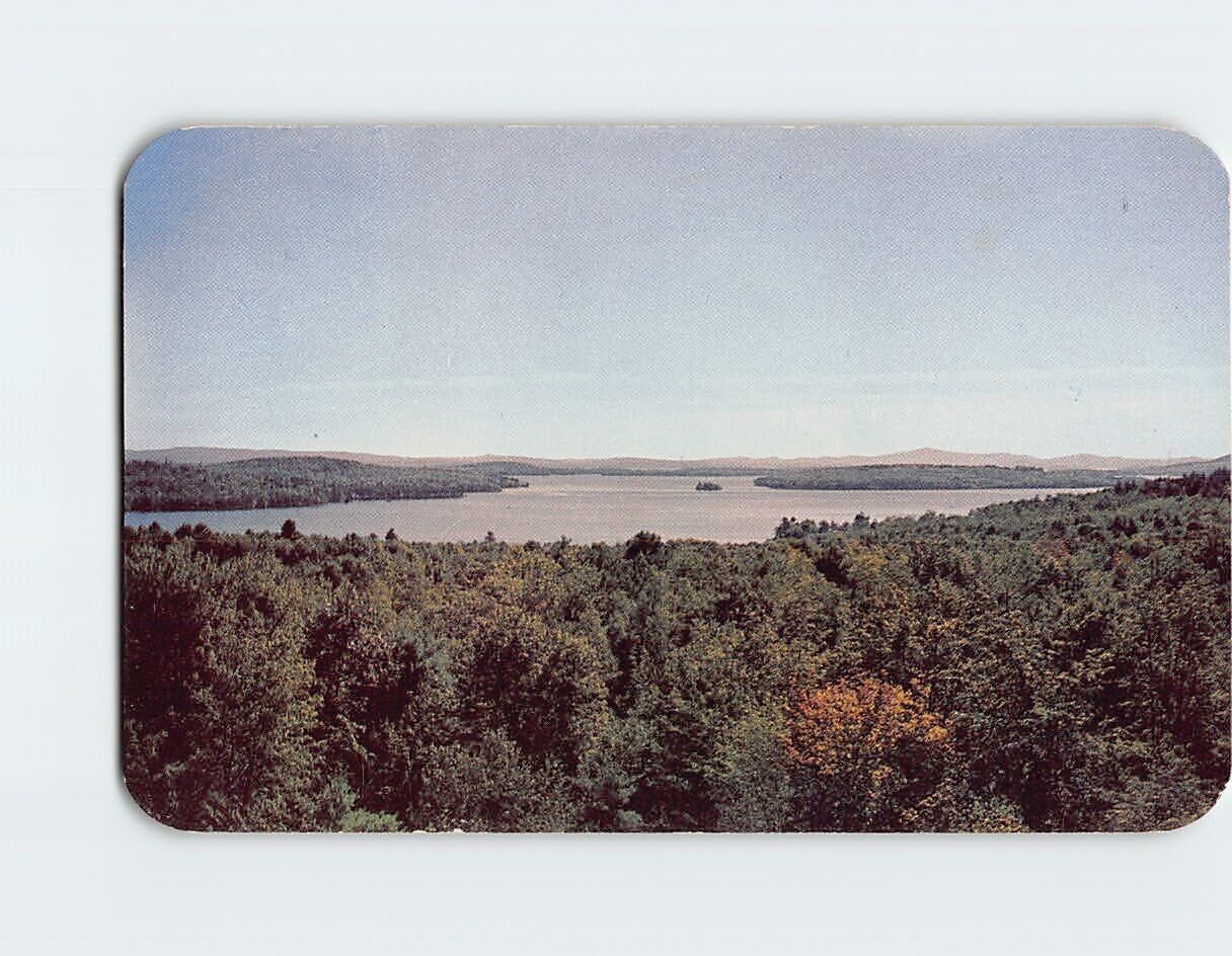 Postcard View from Wakitatina Dining Room, Meredith, New Hampshire