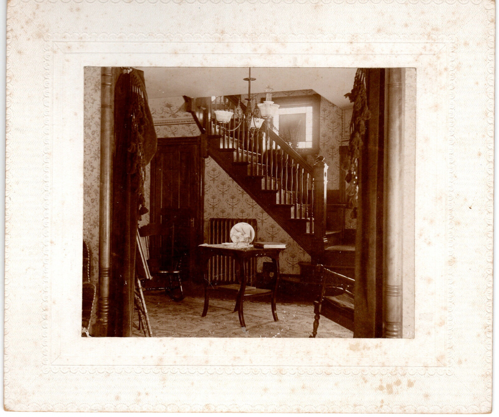 Antique J M William Turner House Cabinet Card Photograph London Original JMW