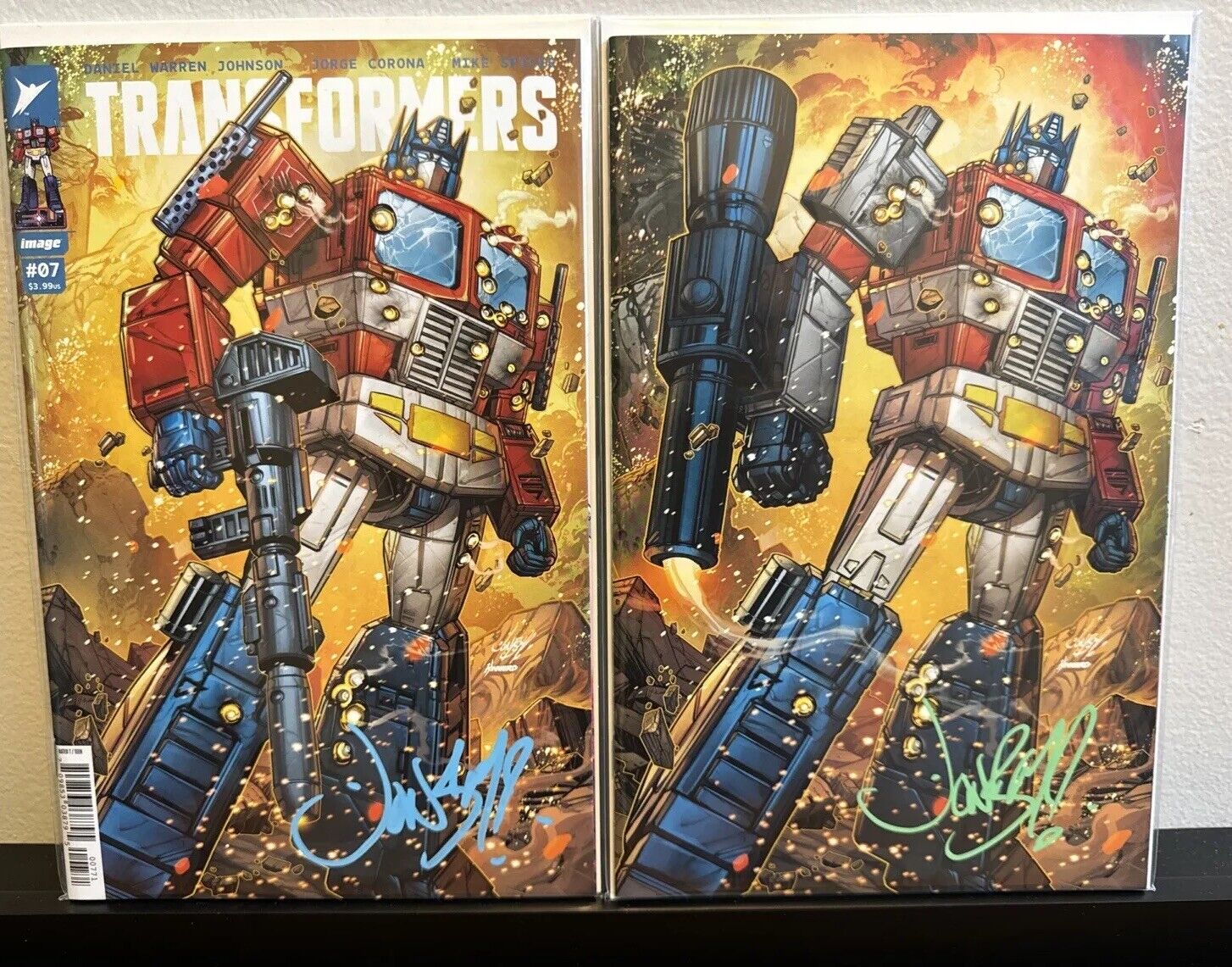 Transformers #7 Johnboy Meyers SIGNED Exclusive Dallas Fan Expo Set w/COA