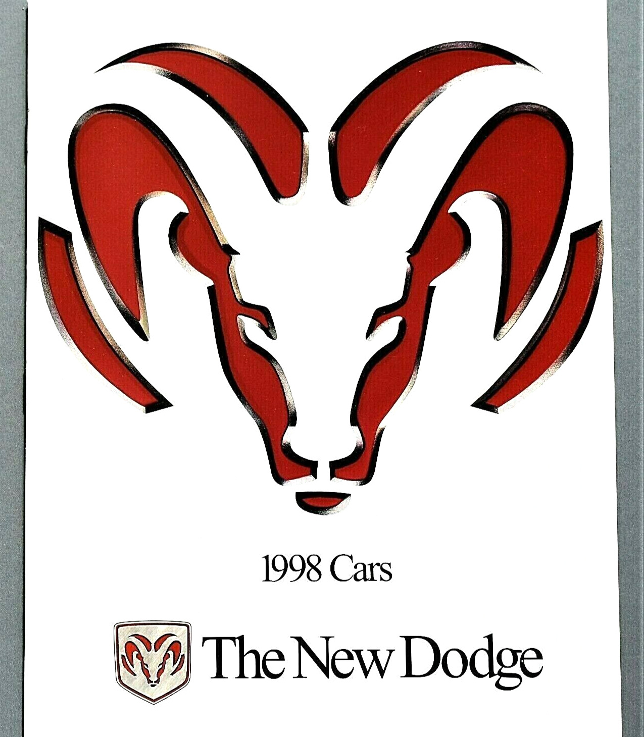 1998 DODGE FULL LINE CAR SALES BROCHURE CATALOG ~ 26 PAGES ~ 8.25\