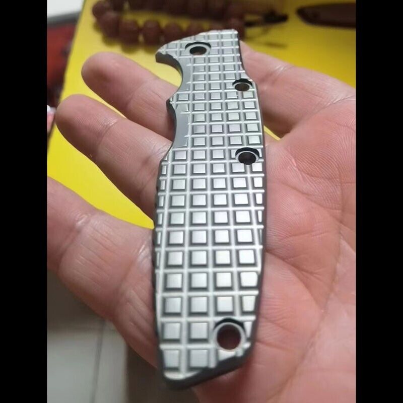 1 Pc Custom Made Titanium Alloy Handle Scale for Rick Hinderer EK Folding Knife