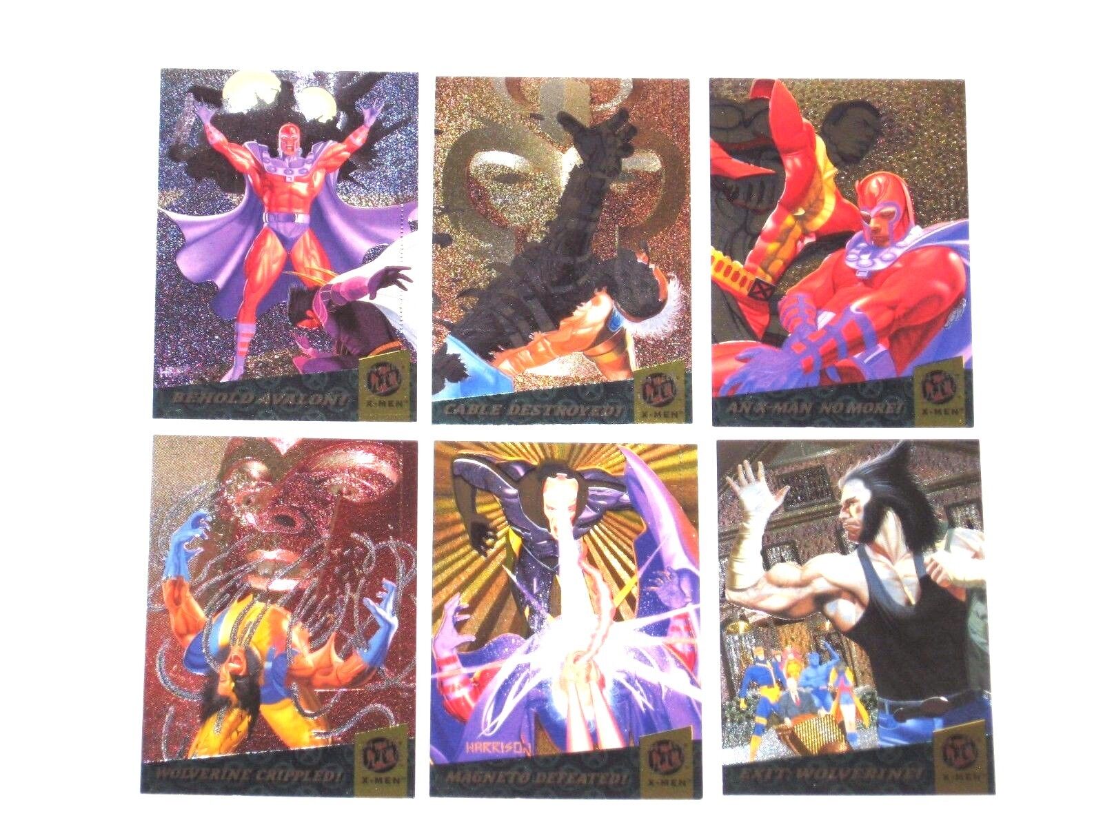 1994 Fleer Ultra X-Men FATAL ATTRACTIONS INSERT chase 6 CARD Set WOLVERINE