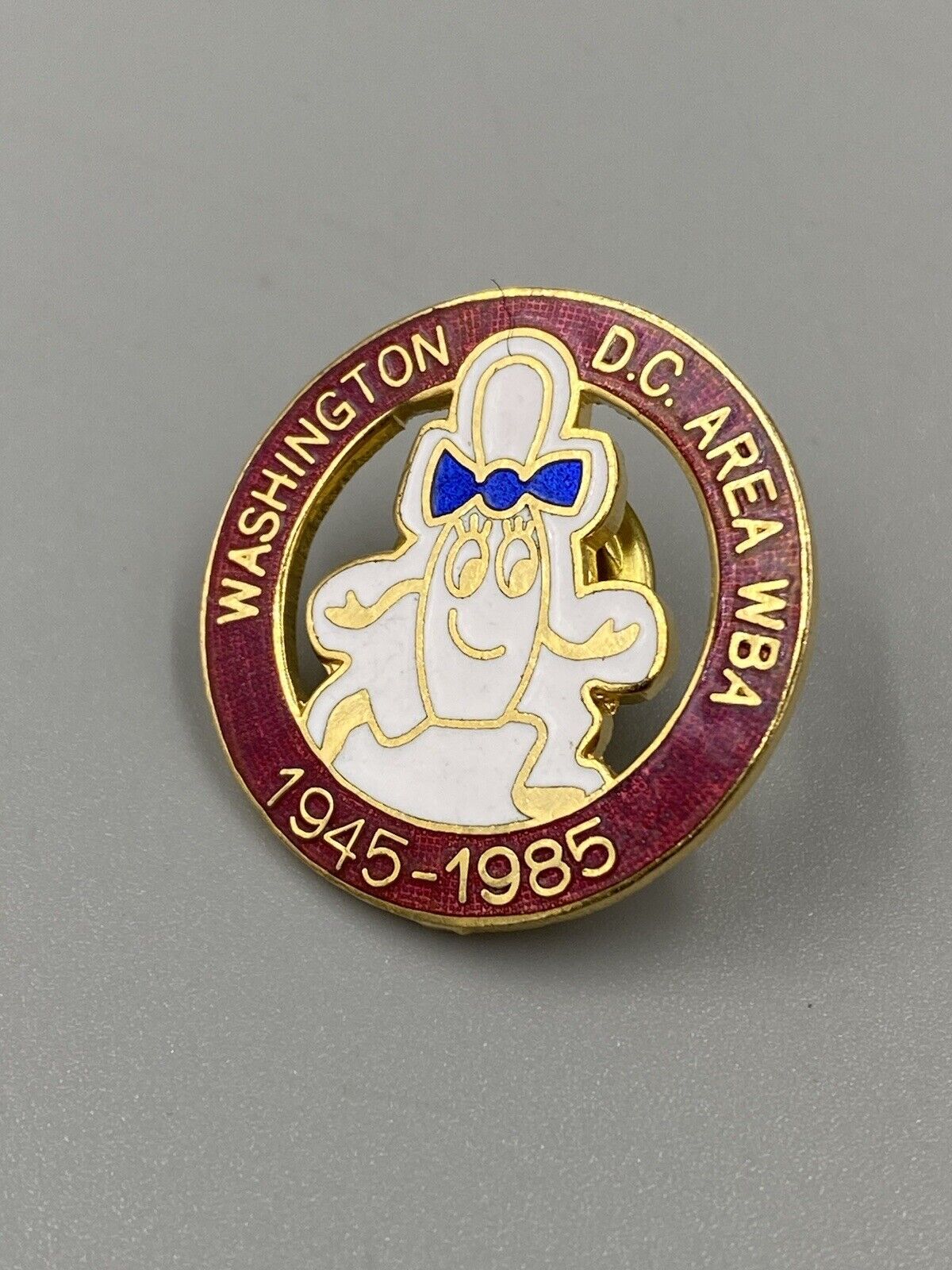 Vintage Washington DC Area WBA 1945-1985 Lapel Hat Pin Brooch