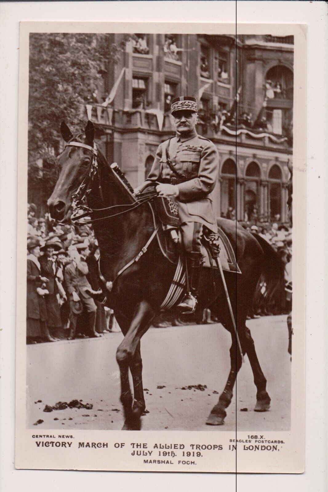 Vintage Postcard Marshal Ferdinand Foch French general and military theorist