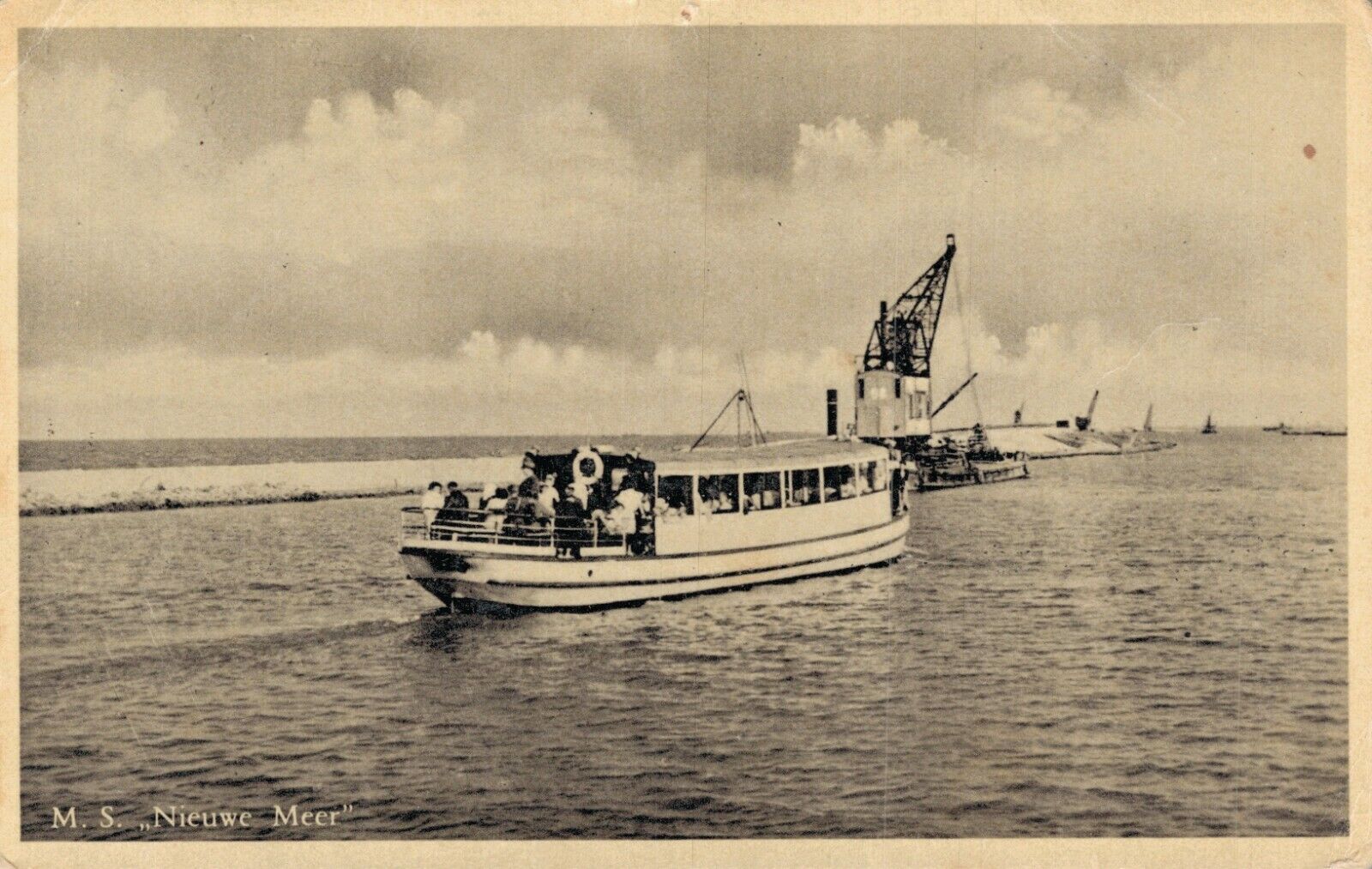 Nautica M.S. Nieuwe Meer Netherlands Ship Postcard 07.53