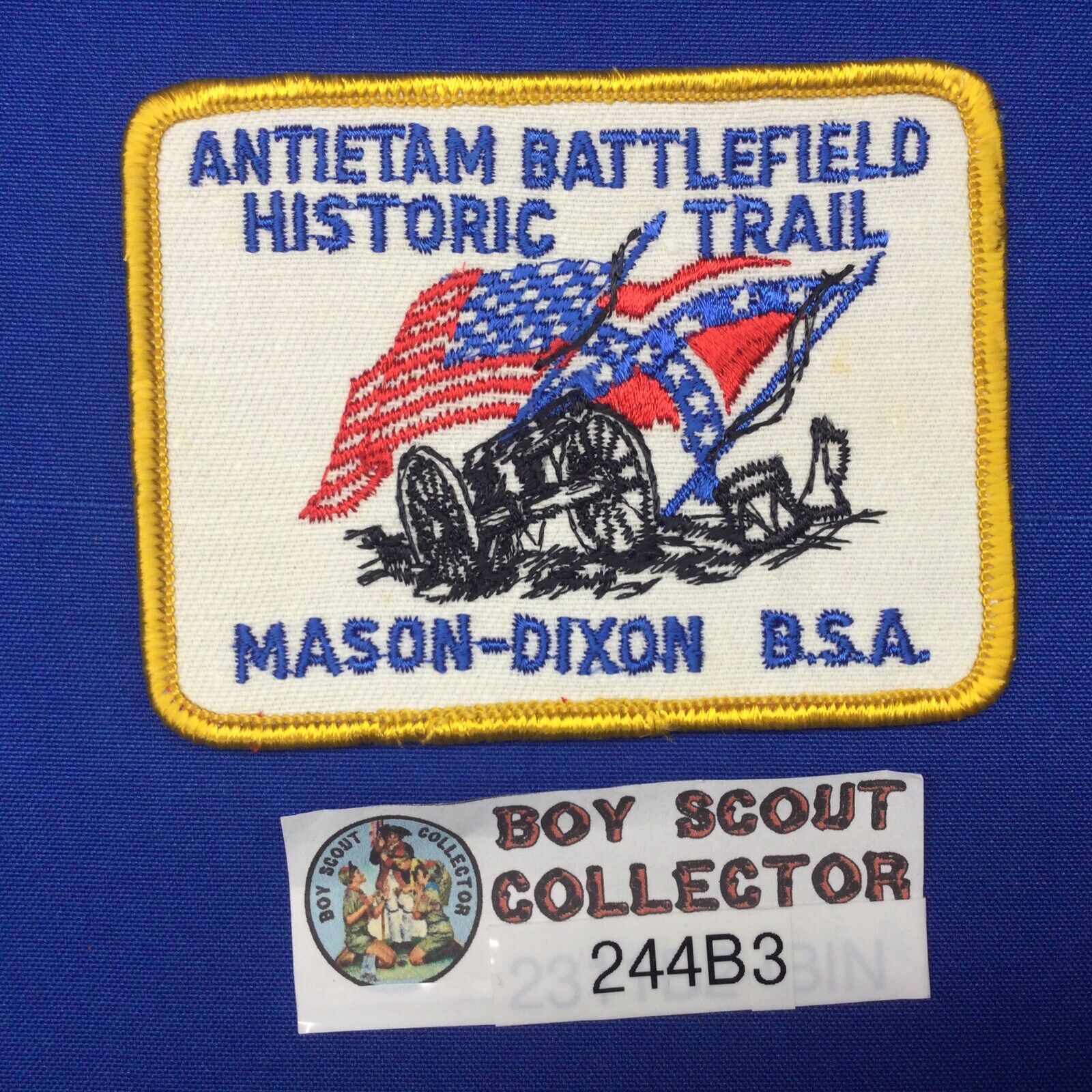 Boy Scout Antietam Battlefield Trail Mason Dixon Council BSA Patch 244B3