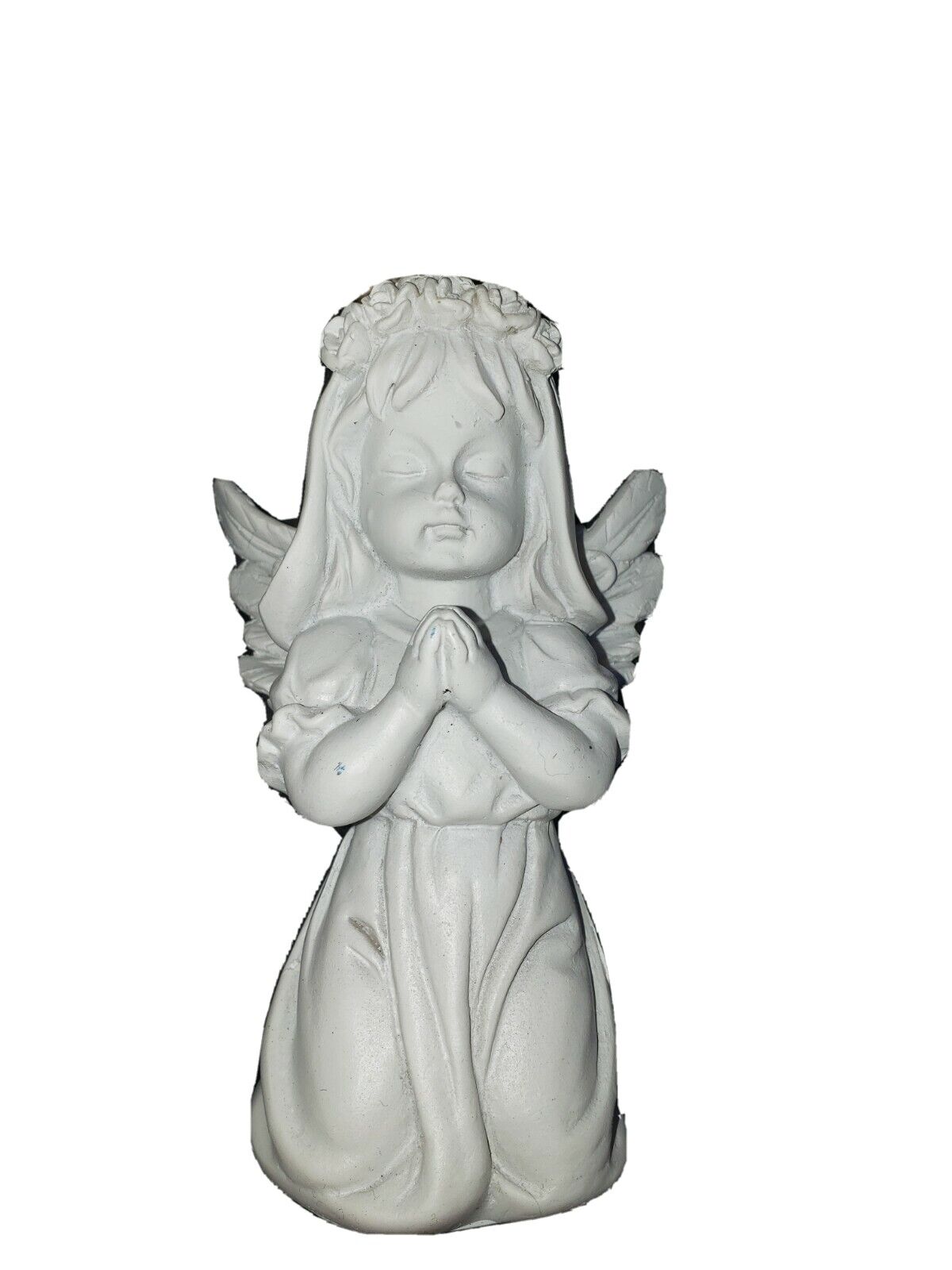 Baby Angel Figurine, Praying Statue, Wings Angel Christmas Statue 6.3 Inch