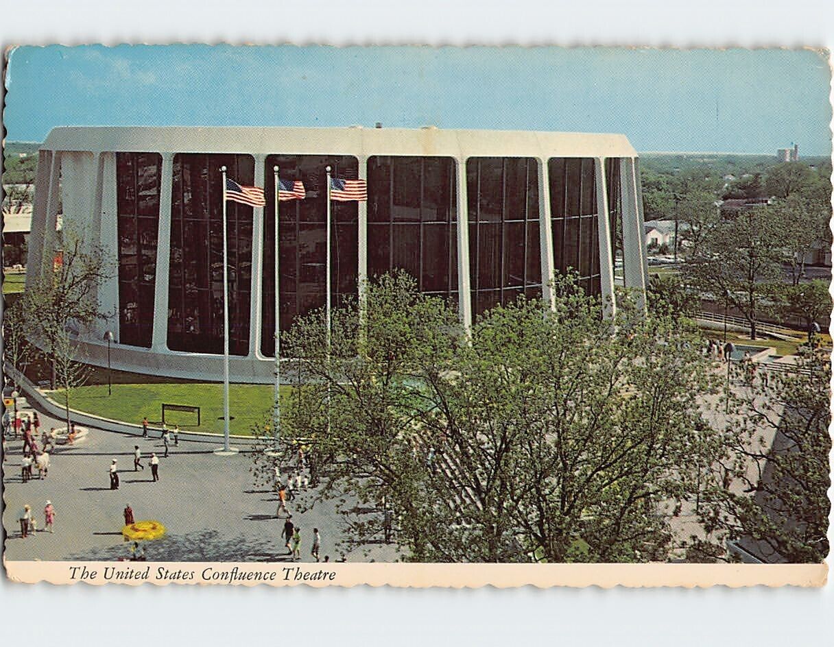 Postcard The United States Confluence Theatre San Antonio Texas USA