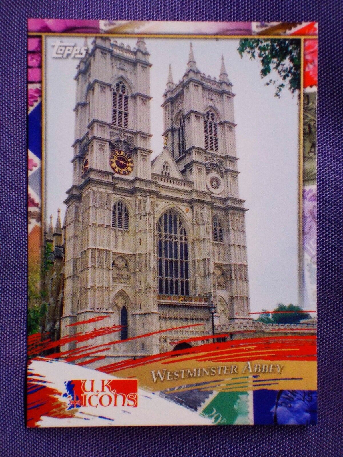 2020 Topps UK Icons GOLD  Westminster Abbey Gothic Church first made  01 /25 