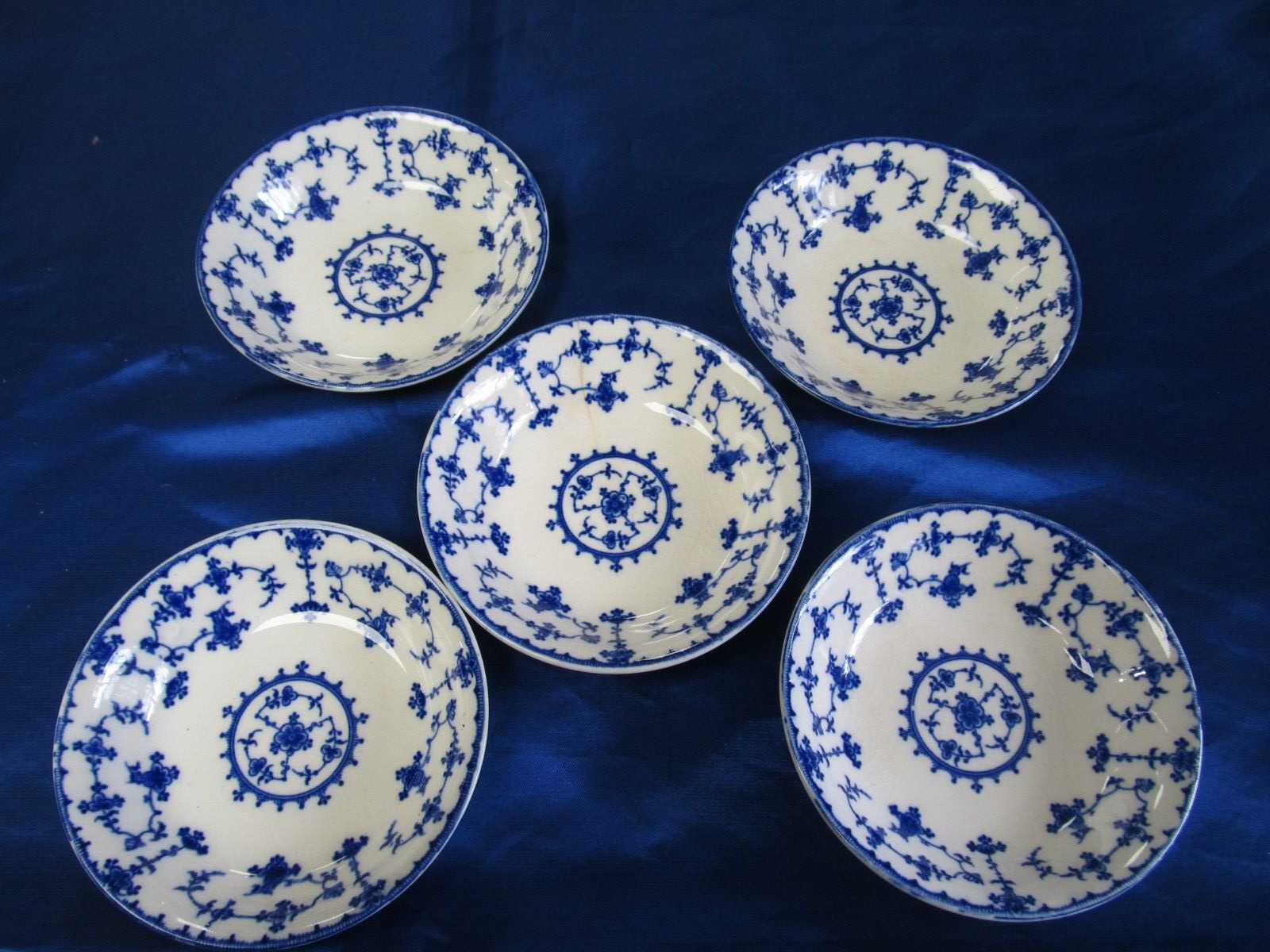 Vintage Blue Delft Fruit Bowls by Maruta