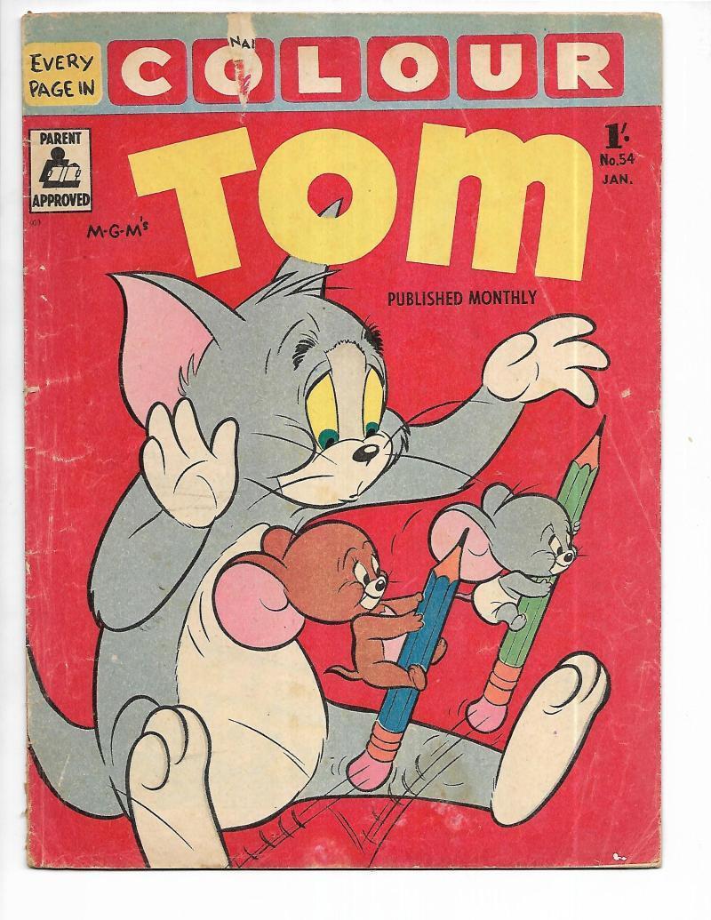 Tom #54 1950\'s Australian Pencil Pogo Sticks Cover
