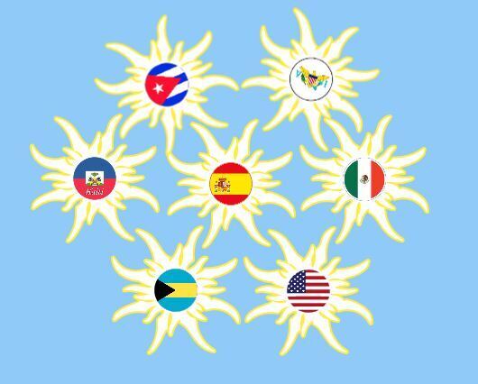 We Have MOST Countries, White & Yellow Sun, Vinyl, Waterproof Sticker, 3 Sizes