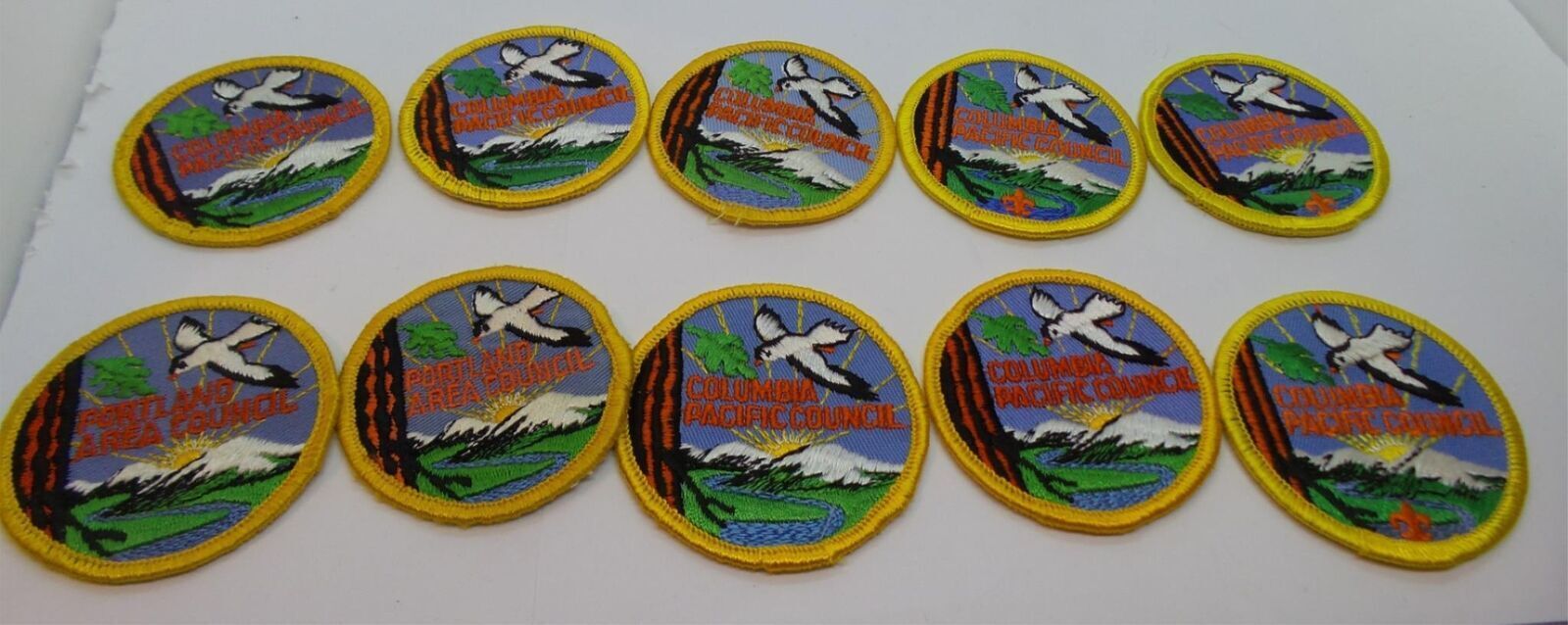 10 BSA Boy Scouts America Portland Area / Columbia Pacific Round Council Patch