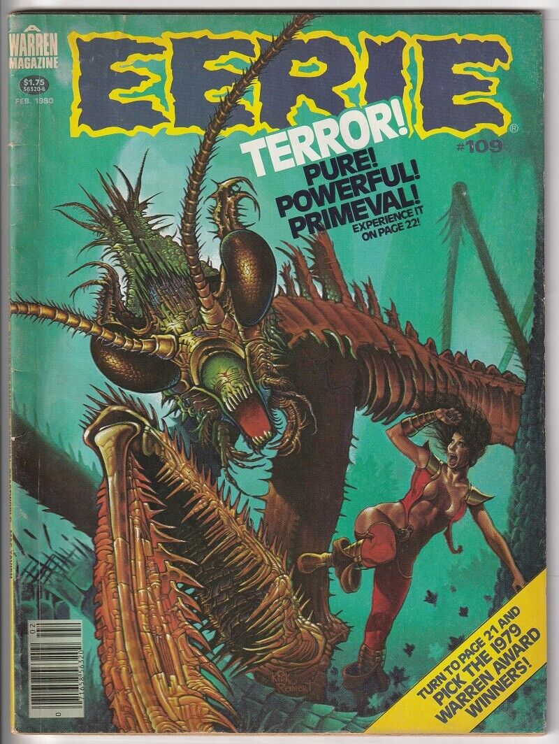 Eerie #109 1980 Beastworld Monsters Sci Fi Horror Space Mac Tavish VG+/FN VTG