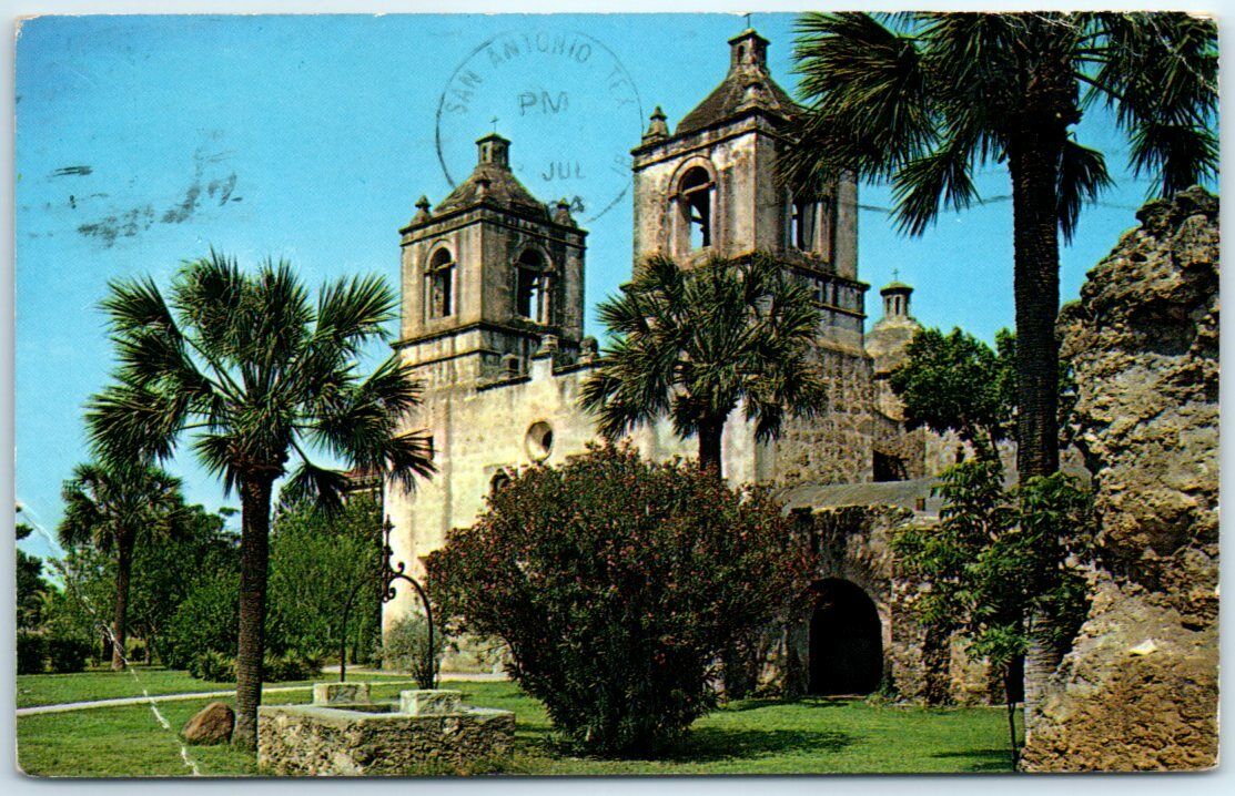 Postcard - Mission Conception - San Antonio, Texas