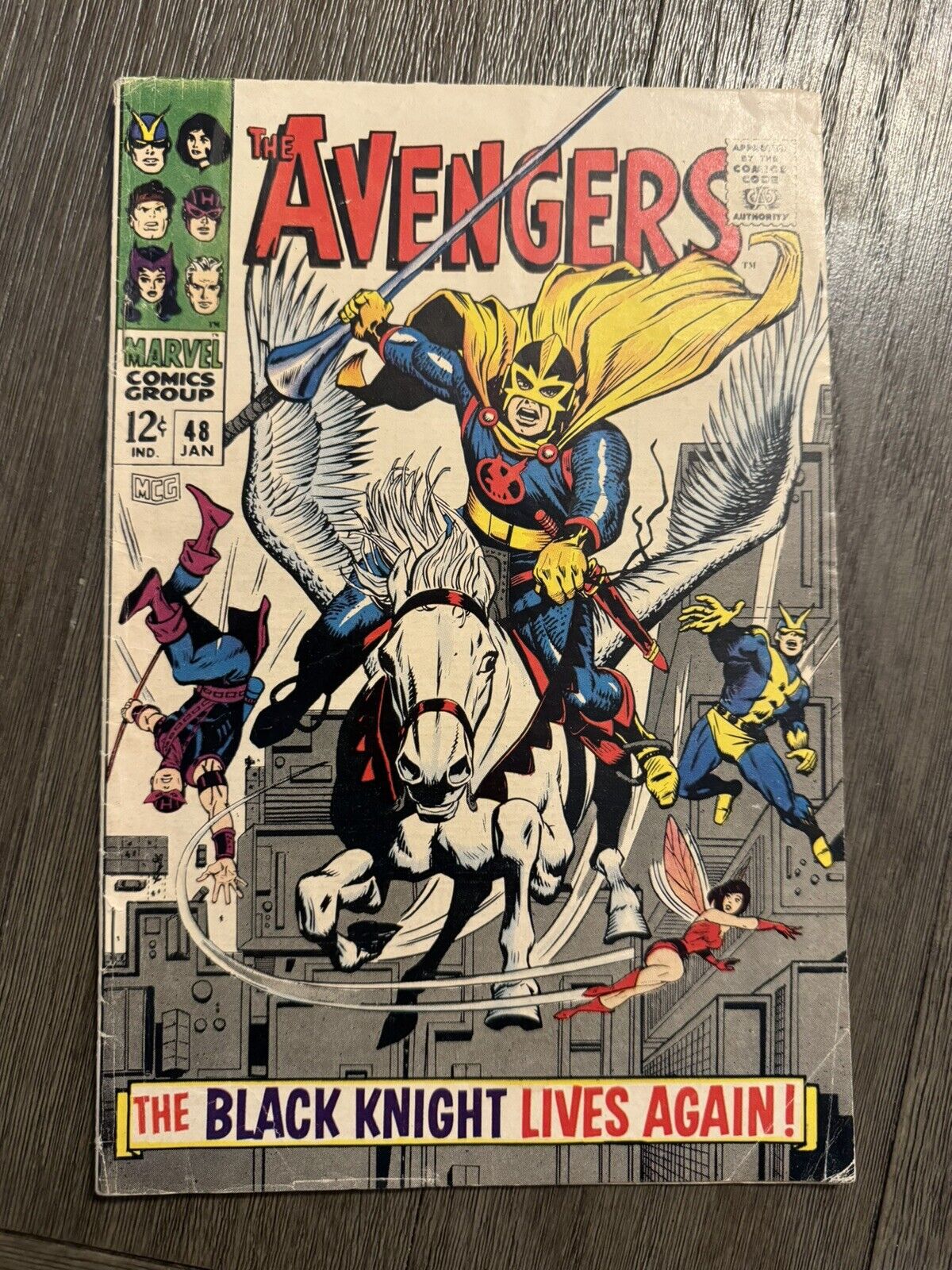 Avengers #48 VG+ to FN 1st Dane Whitman Black Knight Marvel Comics  1968