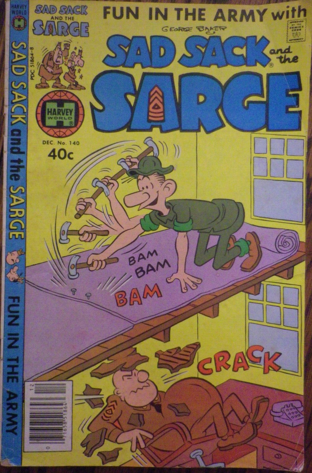 Sad Sack And The Sarge #140 - Dec 1979 - Harvey Comics - VERY NICE - Look